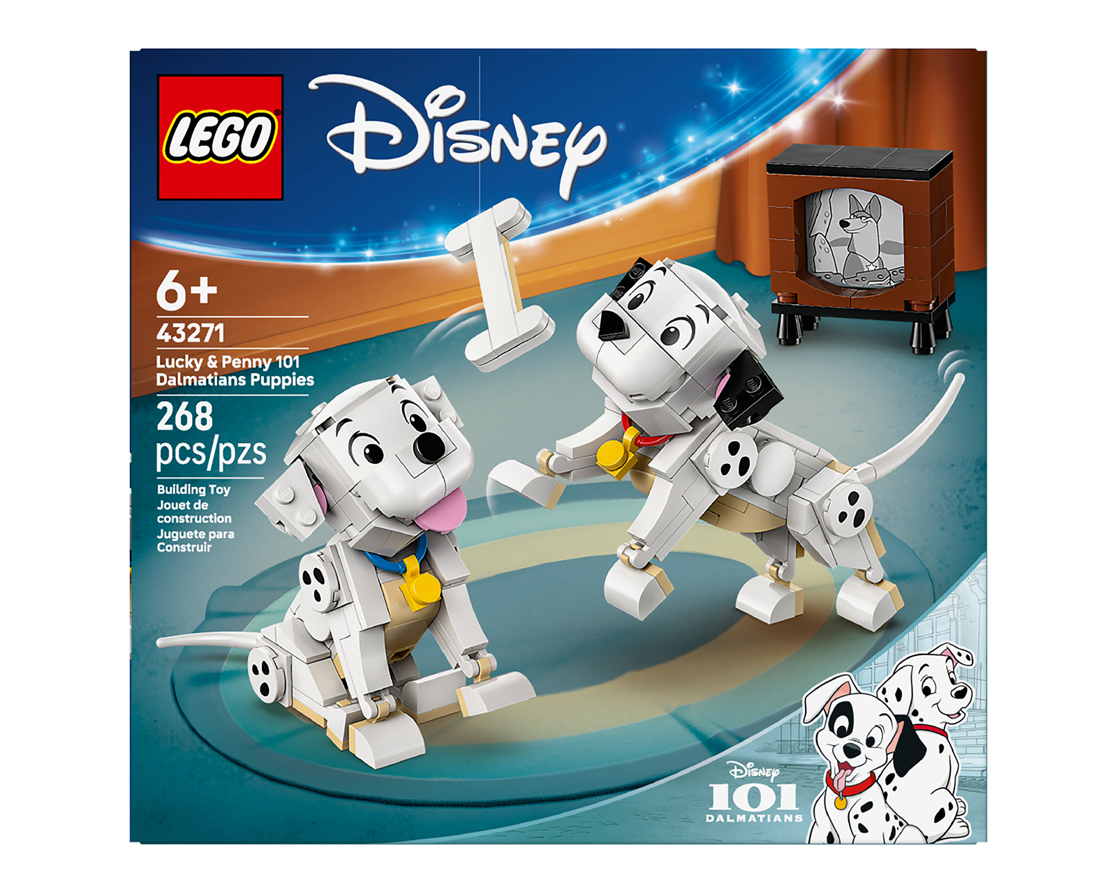 Foto 3 pulgar | Foto 2 | LEGO Disney Lucky y Penny: Cachorros de 101 Dálmatas