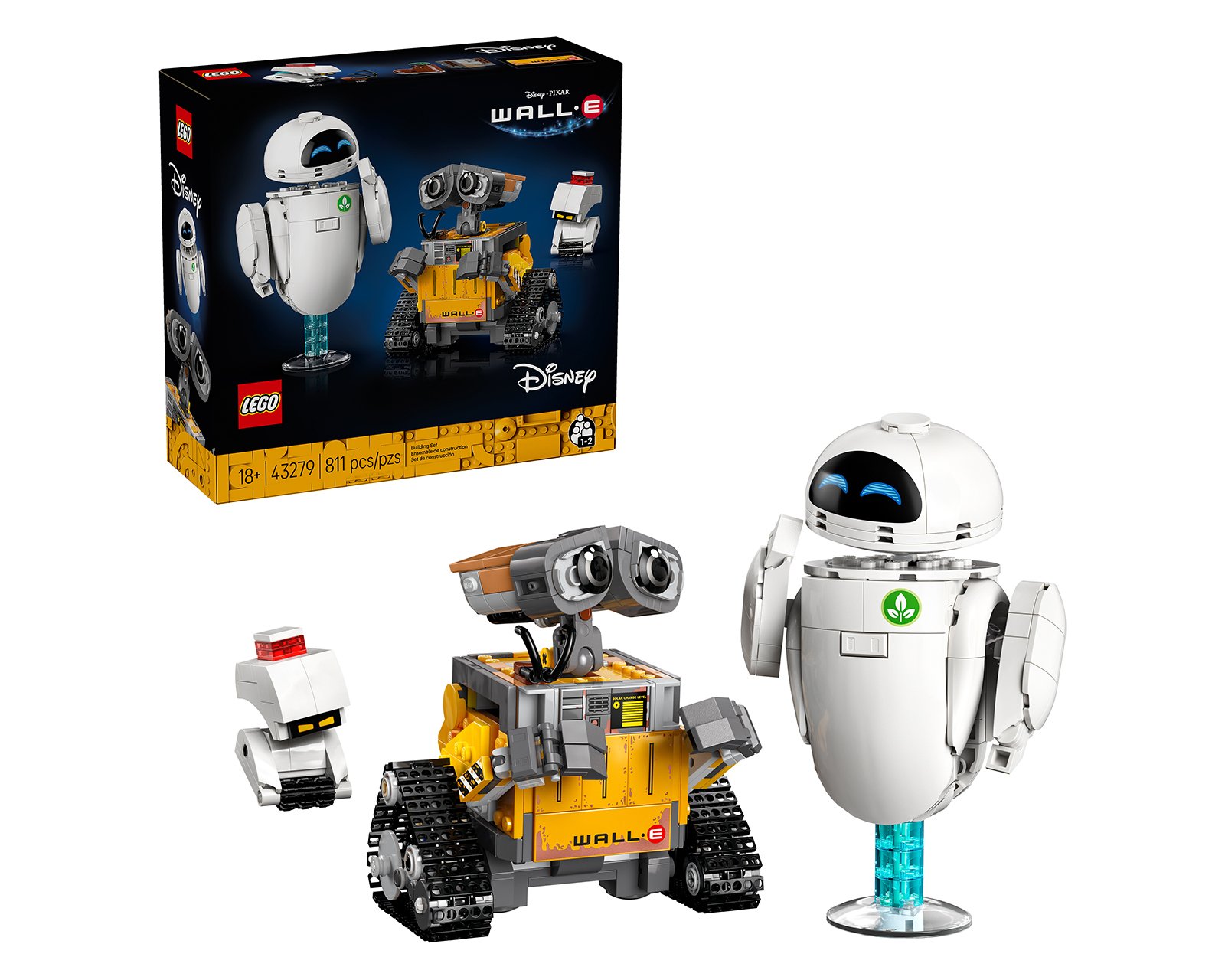 Foto 2 pulgar | Foto 1 | LEGO Disney Wall-E y Eve