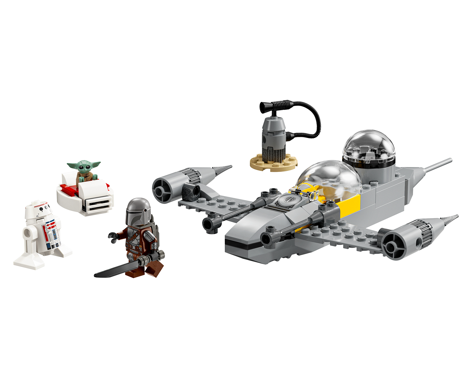 Foto 4 pulgar | Foto 3 | LEGOS Star Wars Caza Estelar N-1 de Mando y Grogu