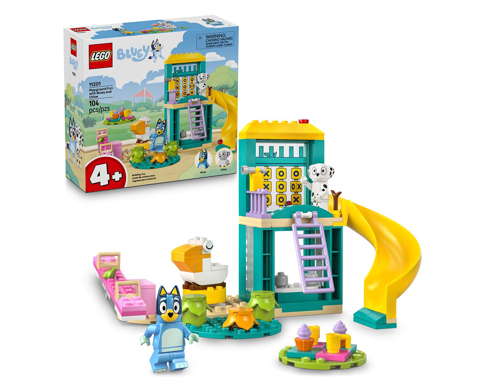 LEGO Bluey: Diversión en el Parque de Juegos con Bluey y Chloe