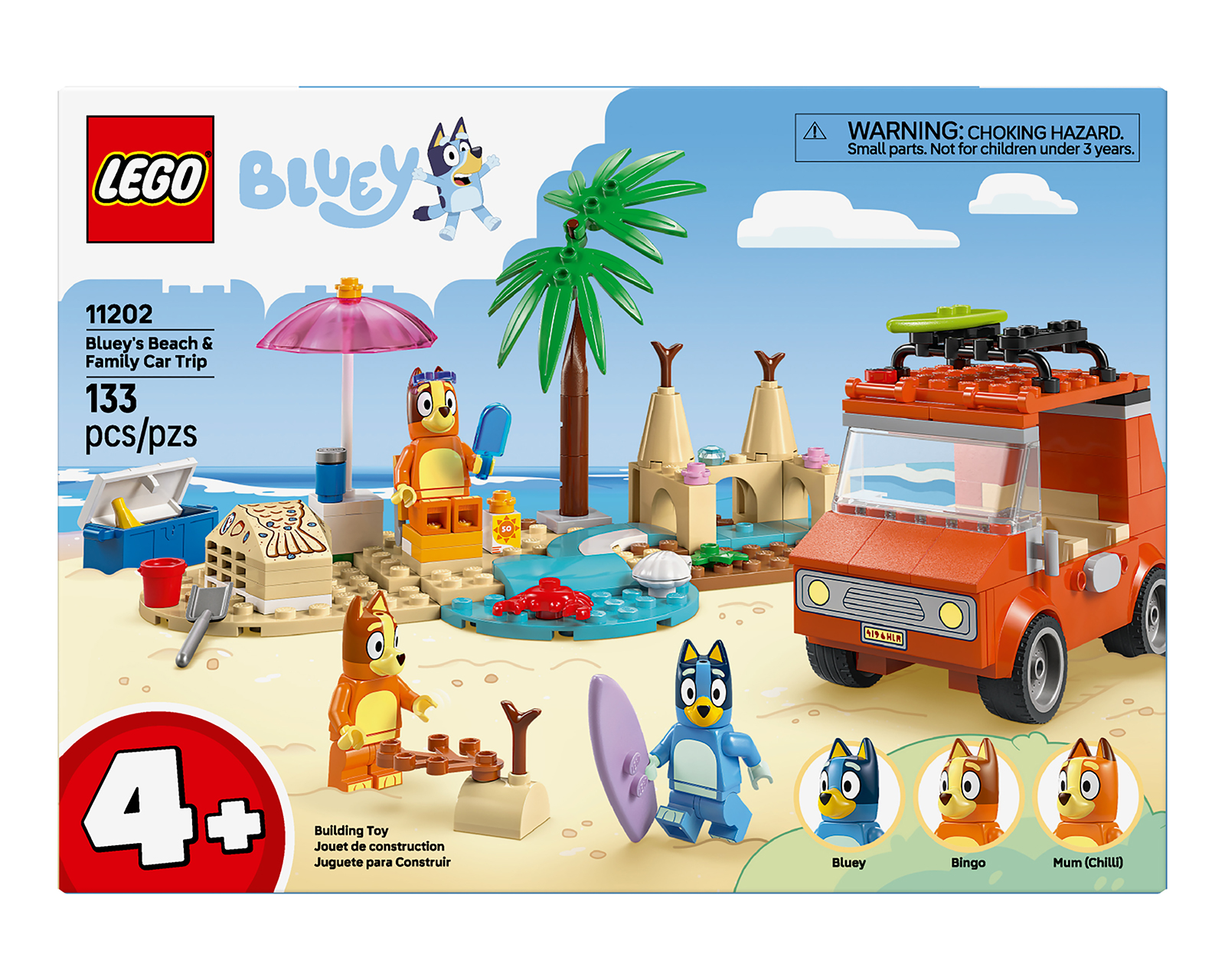 Foto 3 pulgar | Foto 2 | LEGO Bluey: Excursión Familiar a la Playa de Bluey