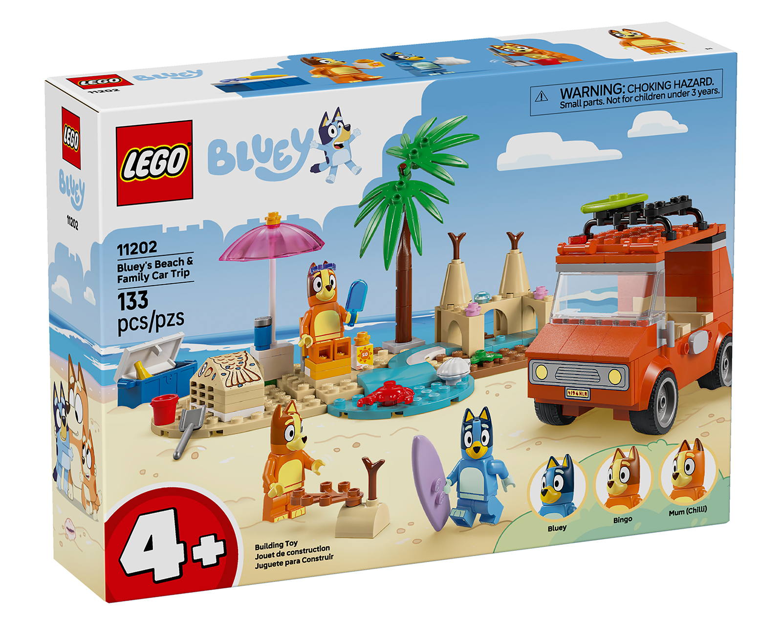 Foto 5 pulgar | Foto 4 | LEGO Bluey: Excursión Familiar a la Playa de Bluey