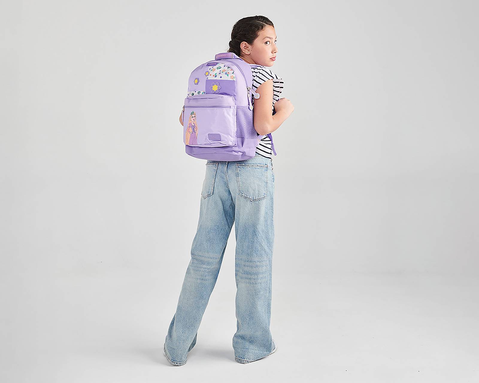 Foto 7 pulgar | Foto 6 | Mochila Chenson Disney Princesas Morada