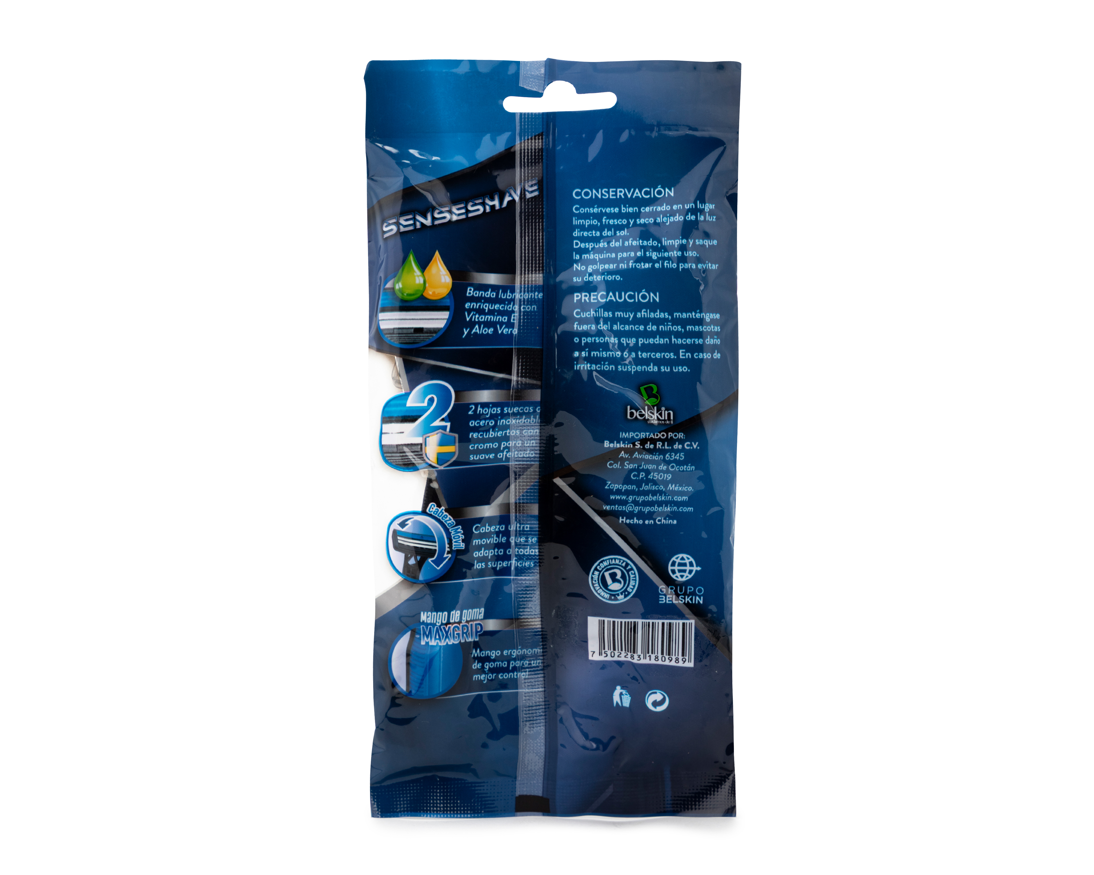 Foto 3 pulgar | Foto 2 | Rastrillo Belskin 5 Piezas