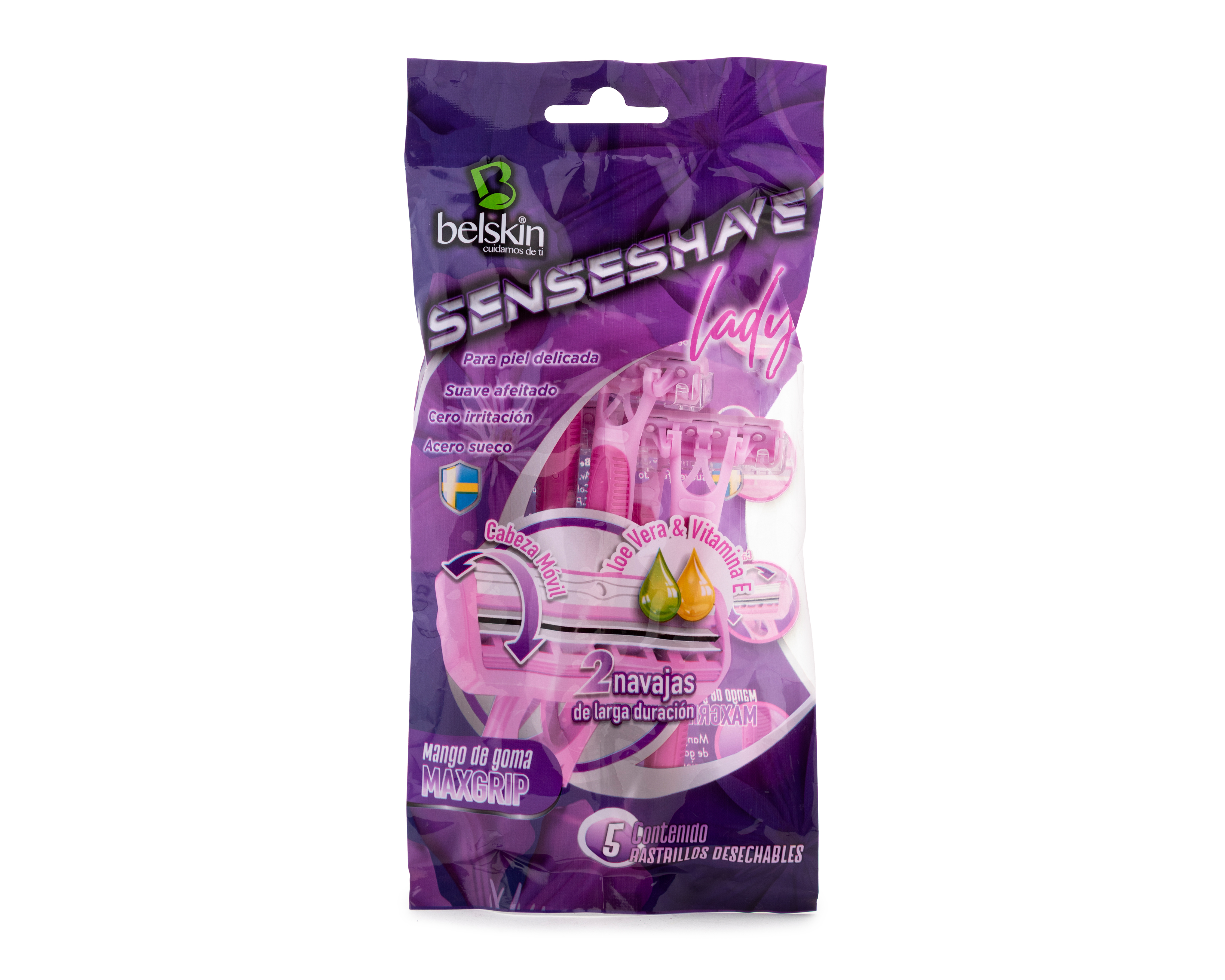 Foto 2 pulgar | Foto 1 | Rastrillo Belskin 5 Piezas