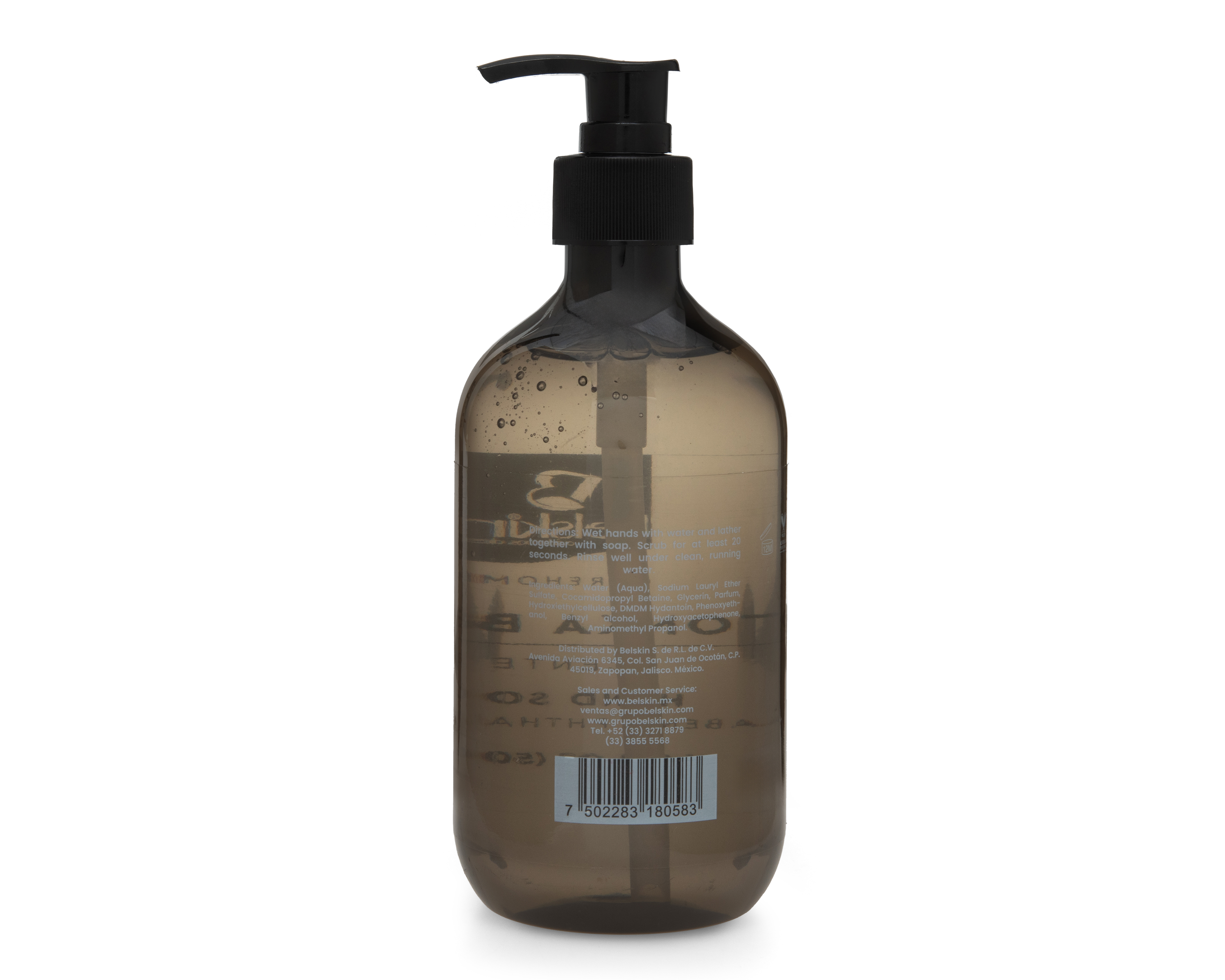 Foto 3 pulgar | Foto 2 | Jabón Líquido para Manos Belskin Tonka Bean sin Parabenos 500 ml