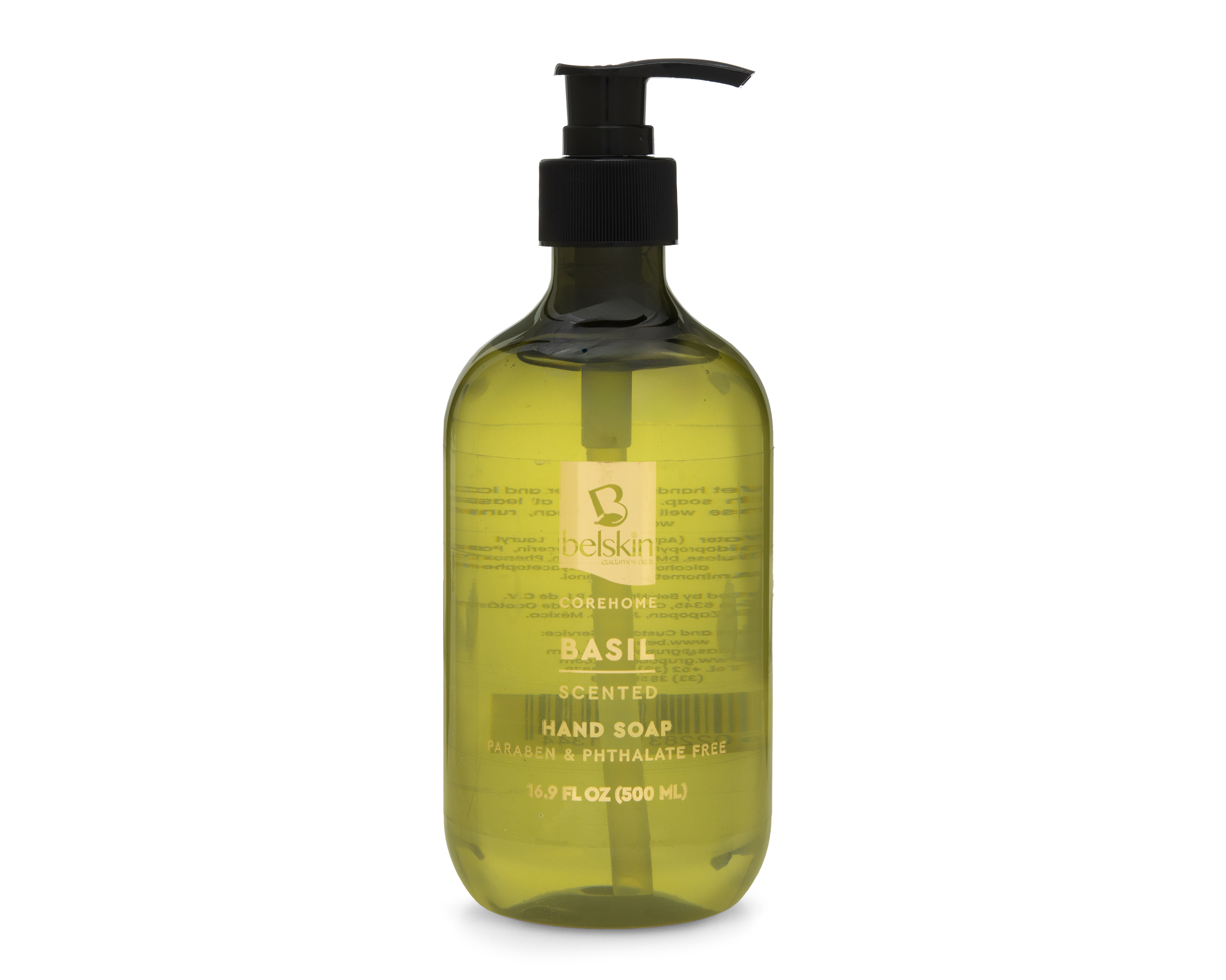 Jabón Líquido para Manos Belskin Basil sin Parabenos 500 ml