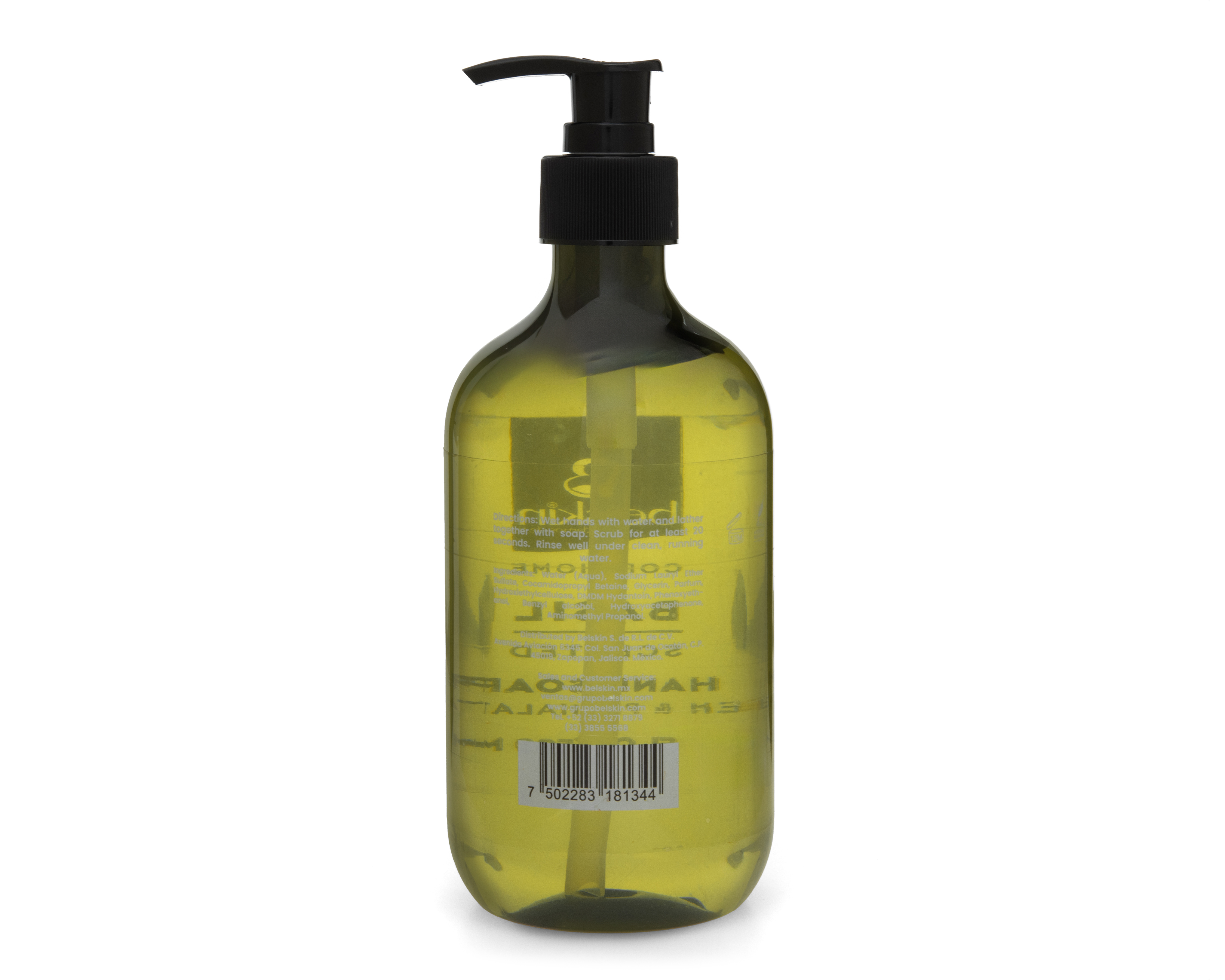 Foto 2 | Foto 2 | Jabón Líquido para Manos Belskin Basil sin Parabenos 500 ml