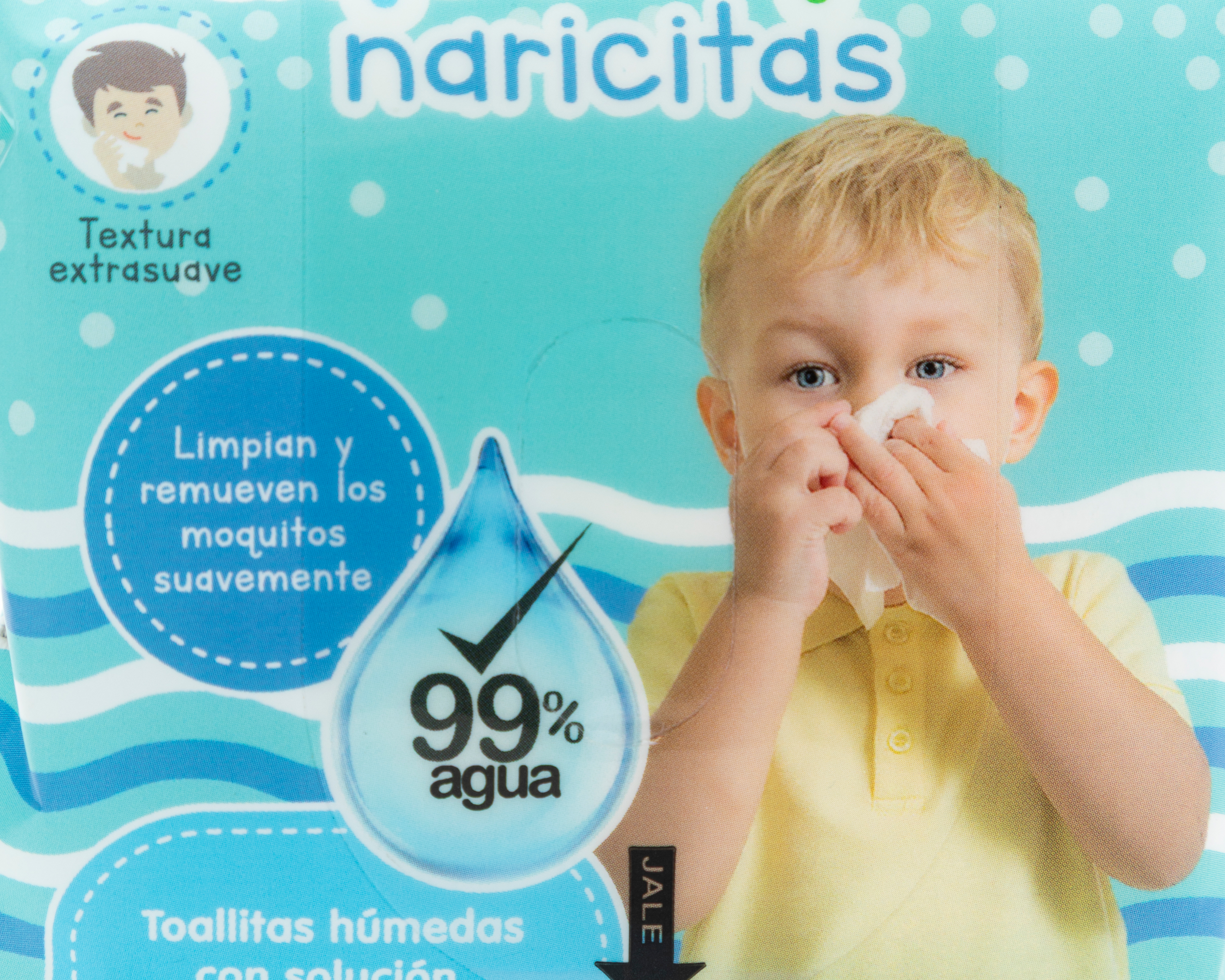 Foto 4 pulgar | Foto 3 | Toallitas Desinfectantes Aquawipes Naricitas 15 Piezas