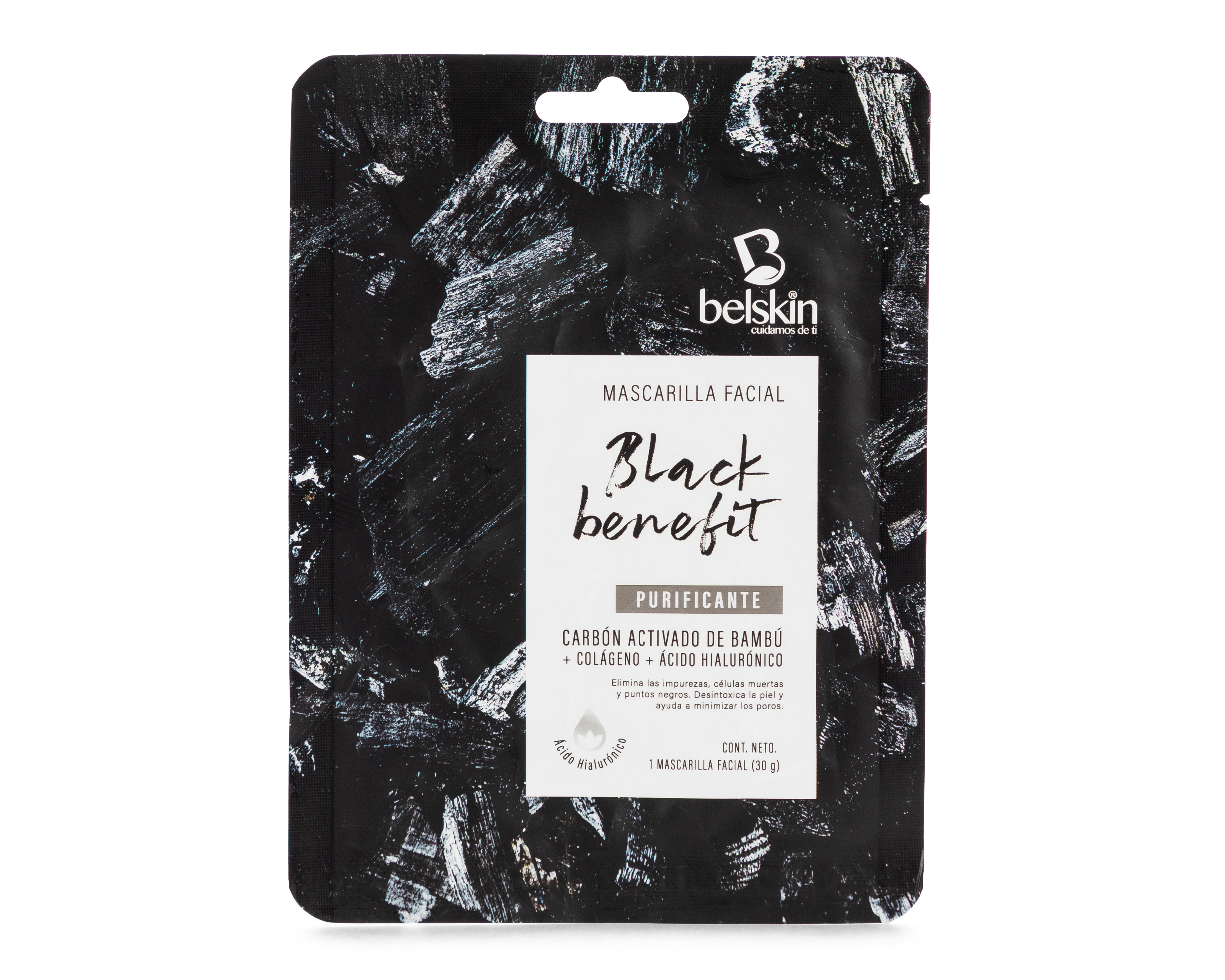 Foto 1 | Foto 1 | Mascarilla Facial Purificante Belskin Black Benefit 30 g