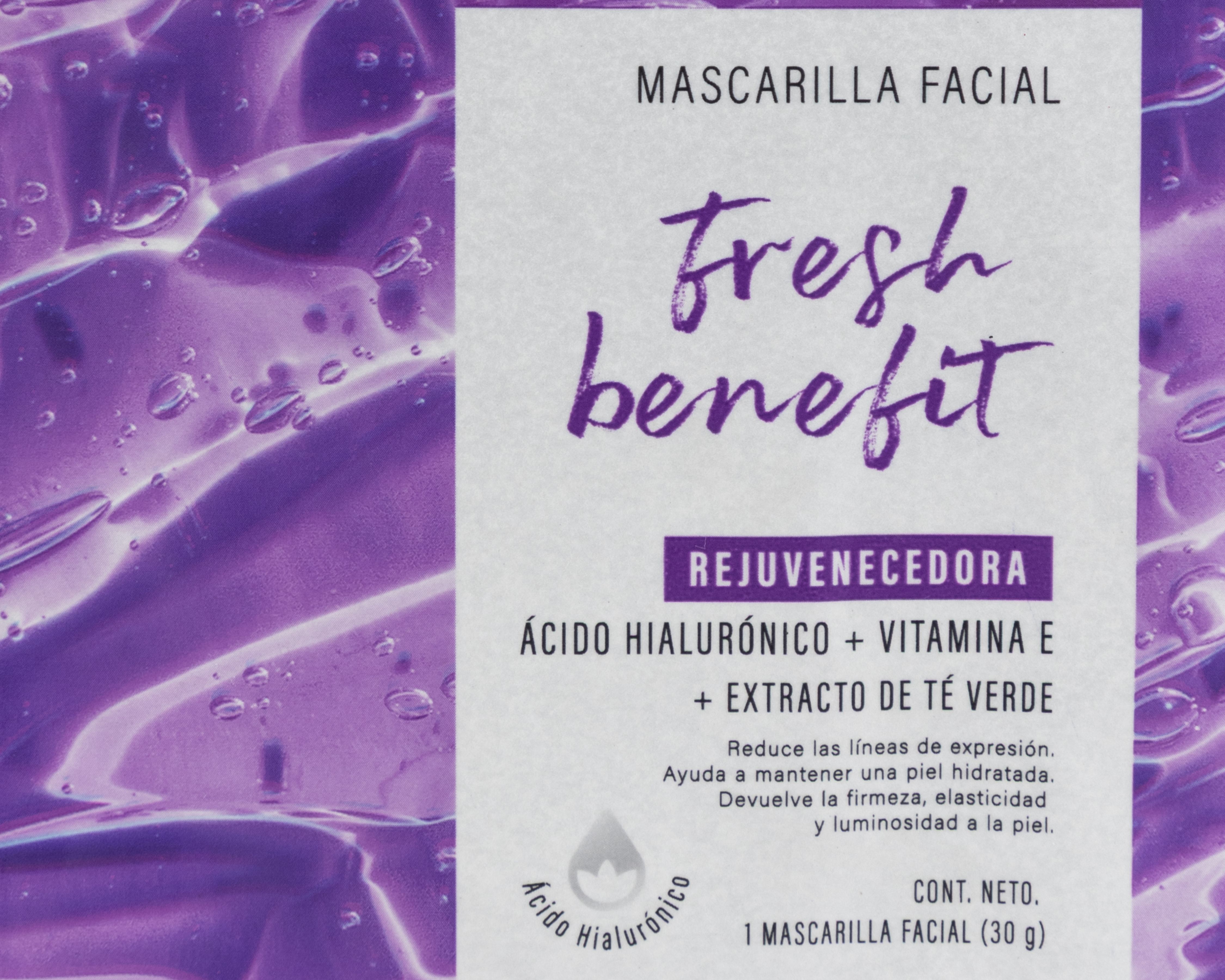 Foto 3 | Foto 3 | Mascarilla Facial Ácido Hialurónico Belskin Fresh Benefit 30 g