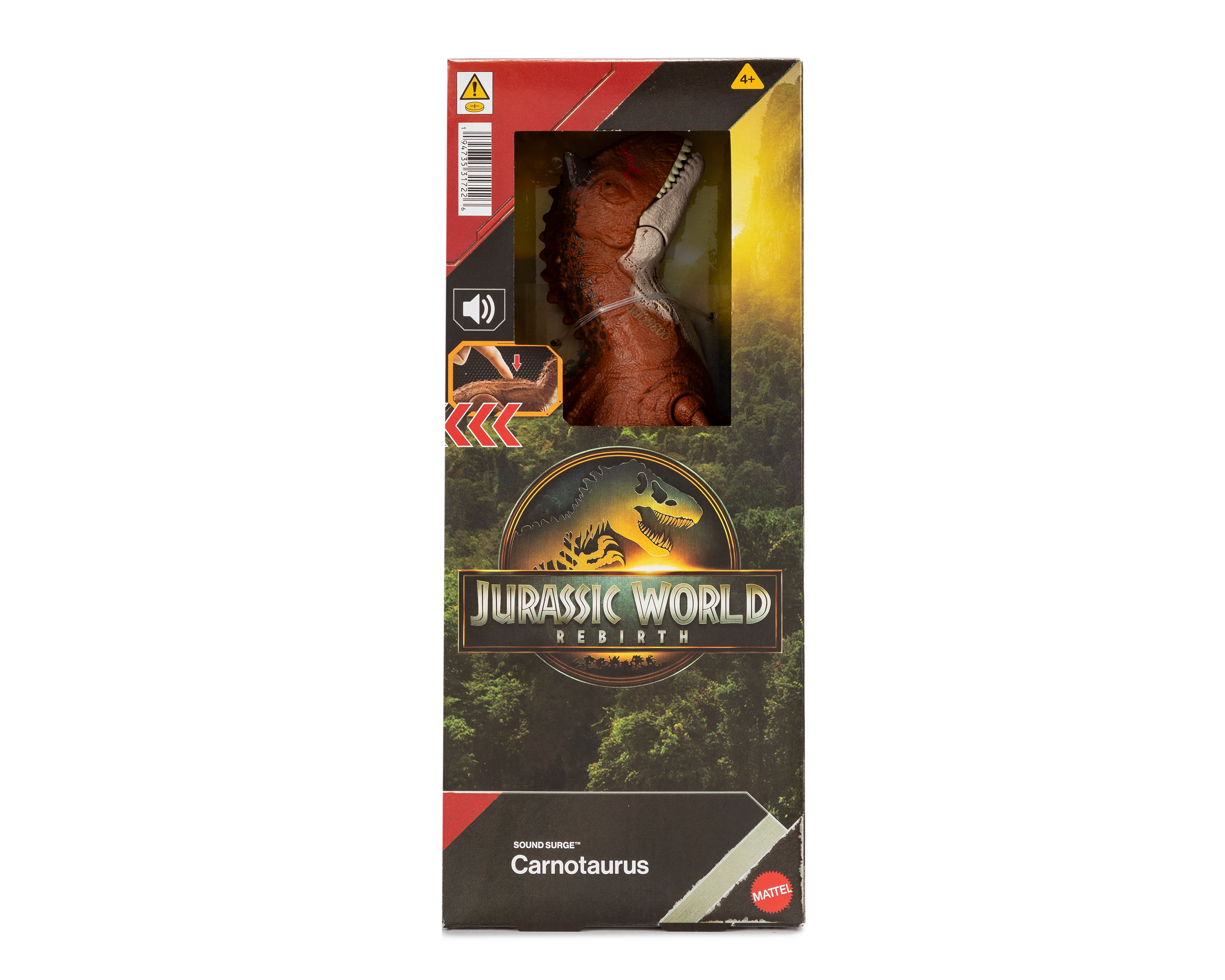 Foto 4 pulgar | Foto 3 | Dinosaurio de Juguete Jurassic World Carnotaurus con Sonido