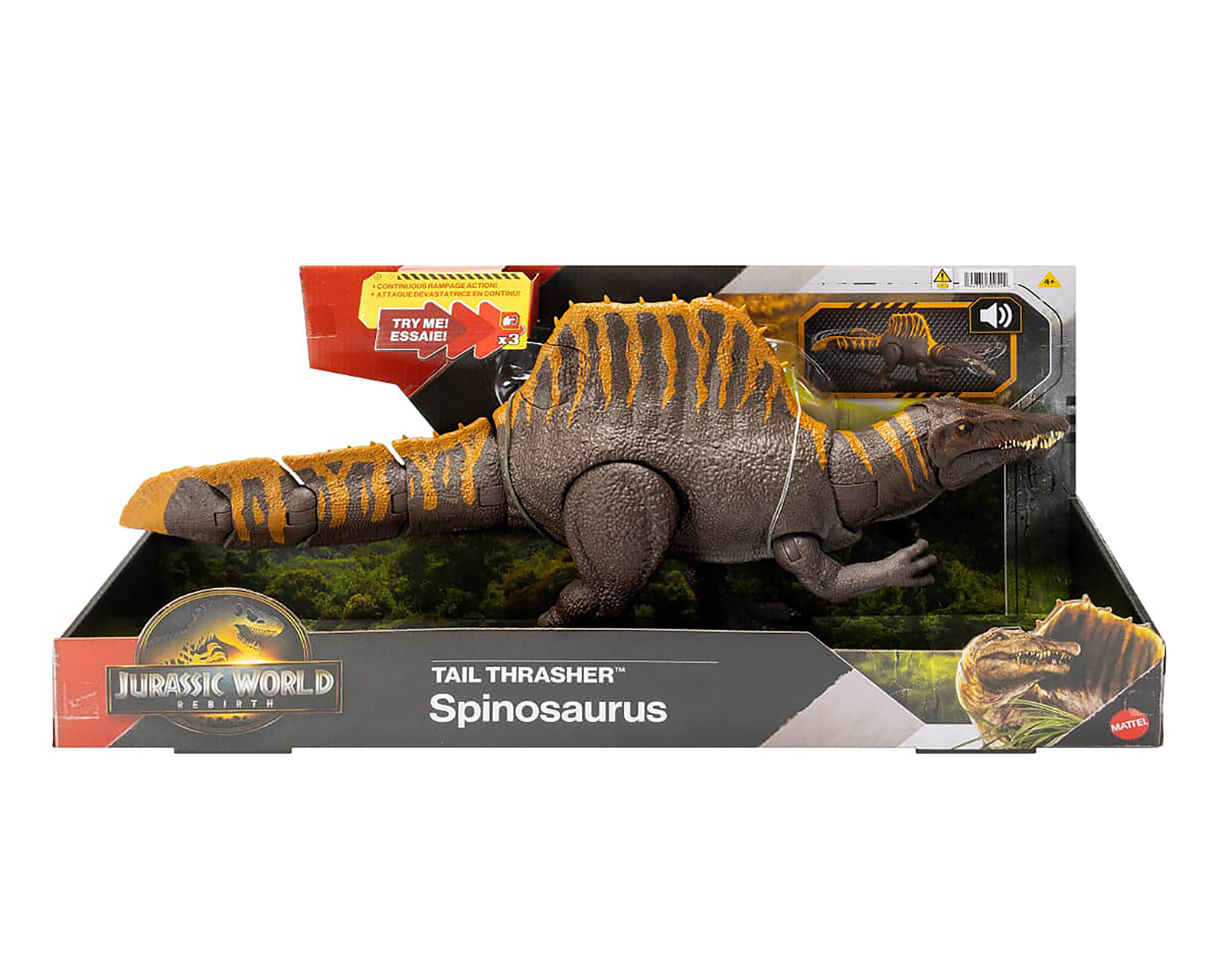Foto 8 pulgar | Foto 7 | Spinosaurus Jurassic World con Sonido