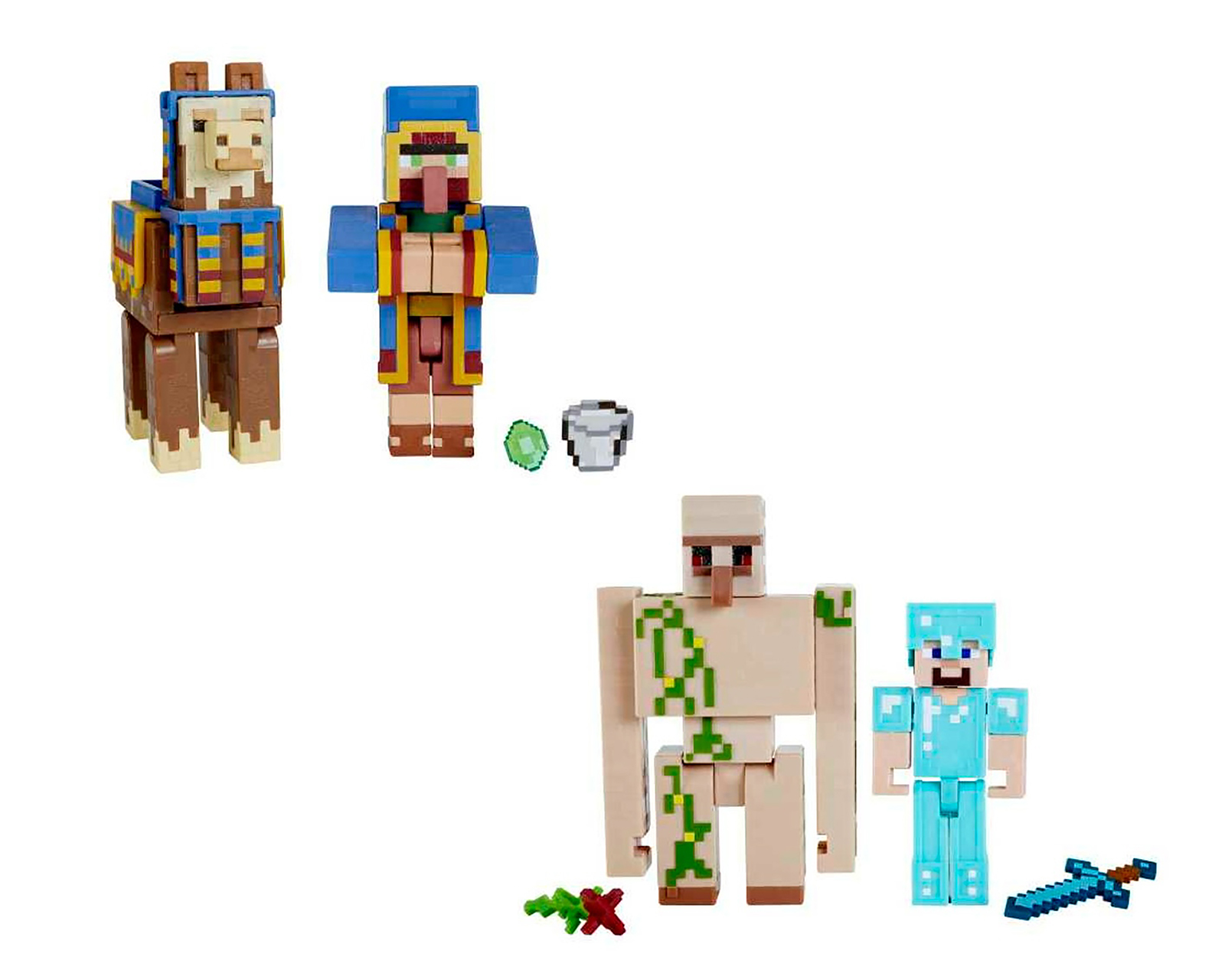 Figura de Acción Mattel Minecraft Vainilla 1 Set al Azar