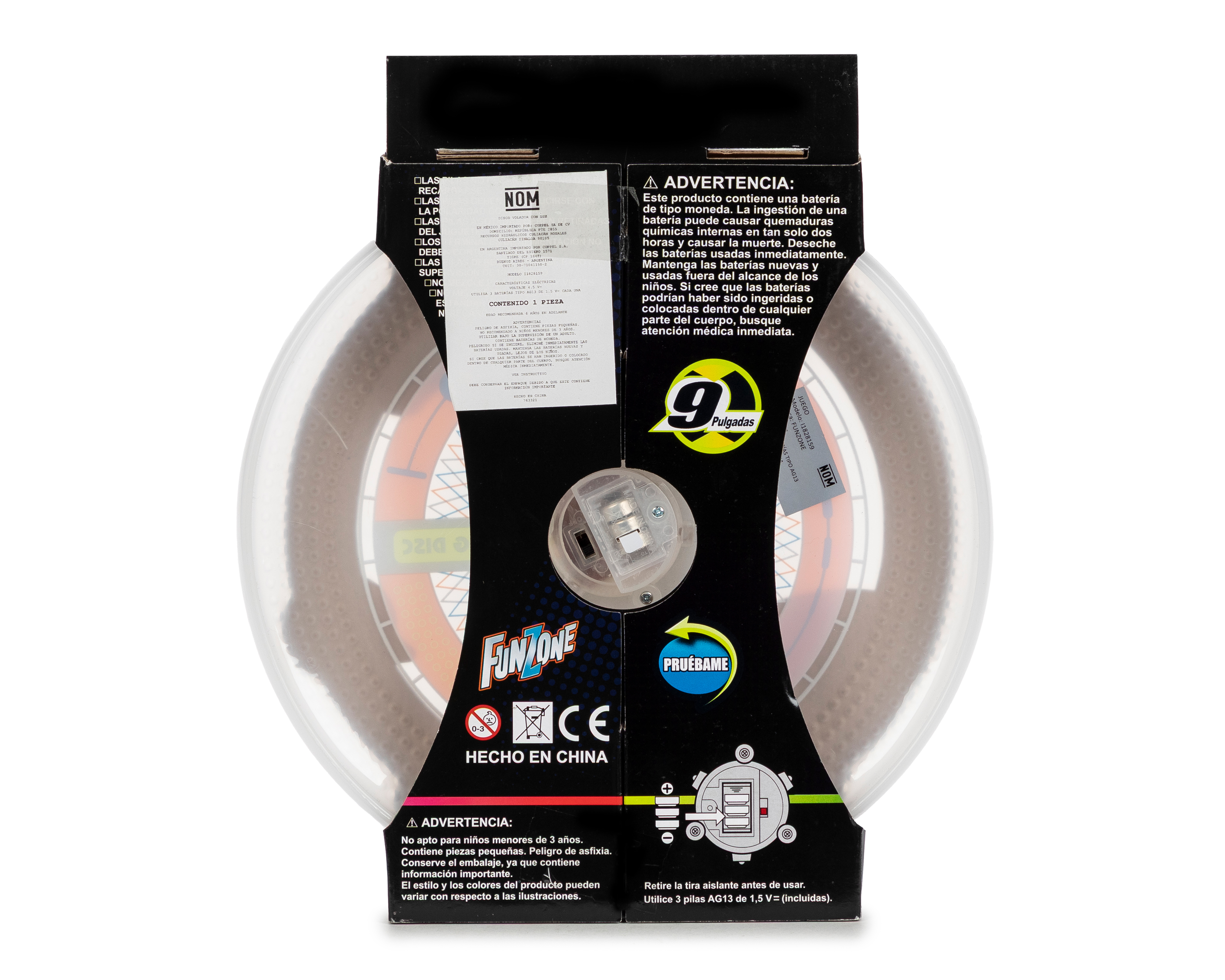 Foto 7 pulgar | Foto 6 | Disco Volador Funzone con Luces