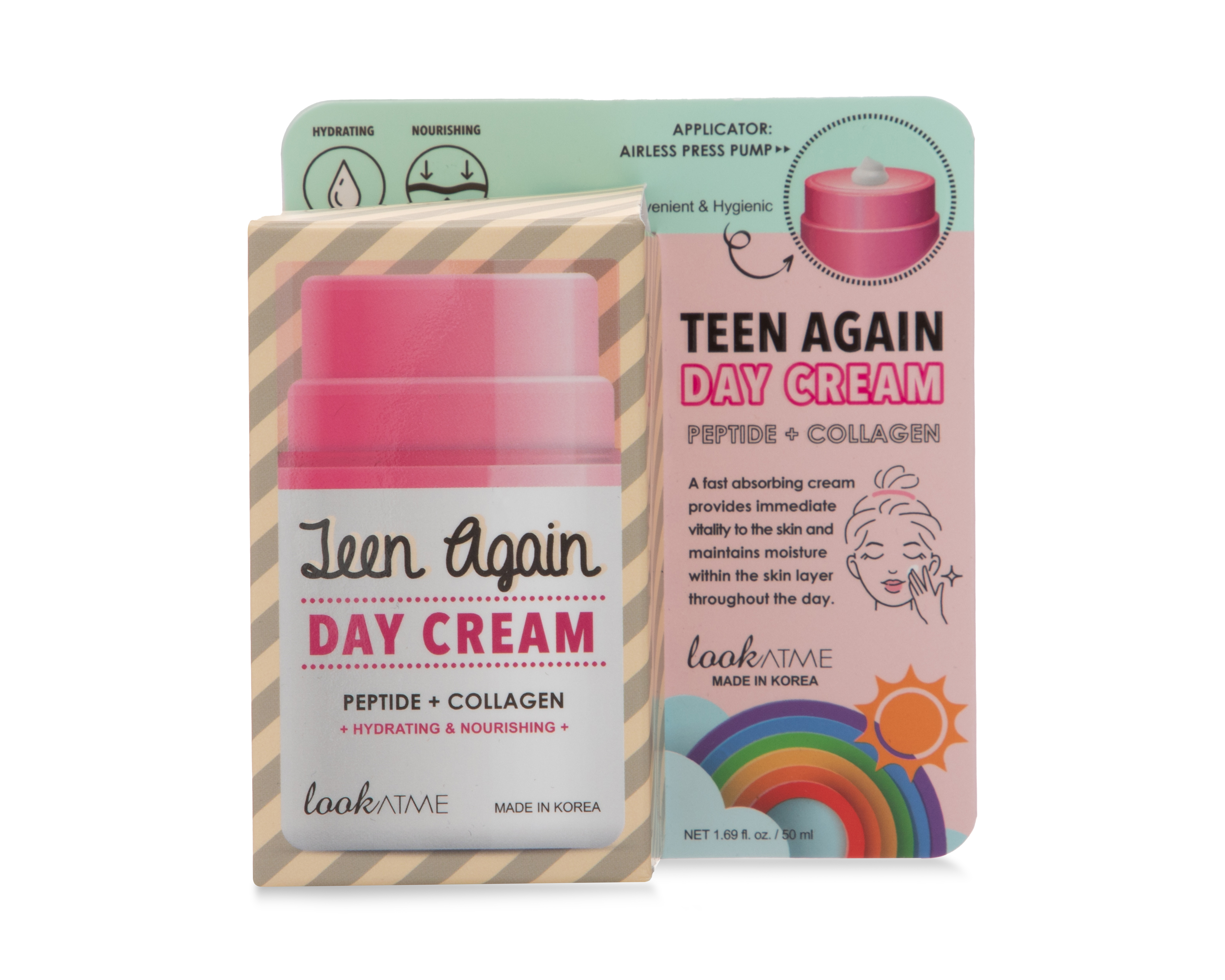 Crema Facial de Día Look At Me Teen Again 50 ml