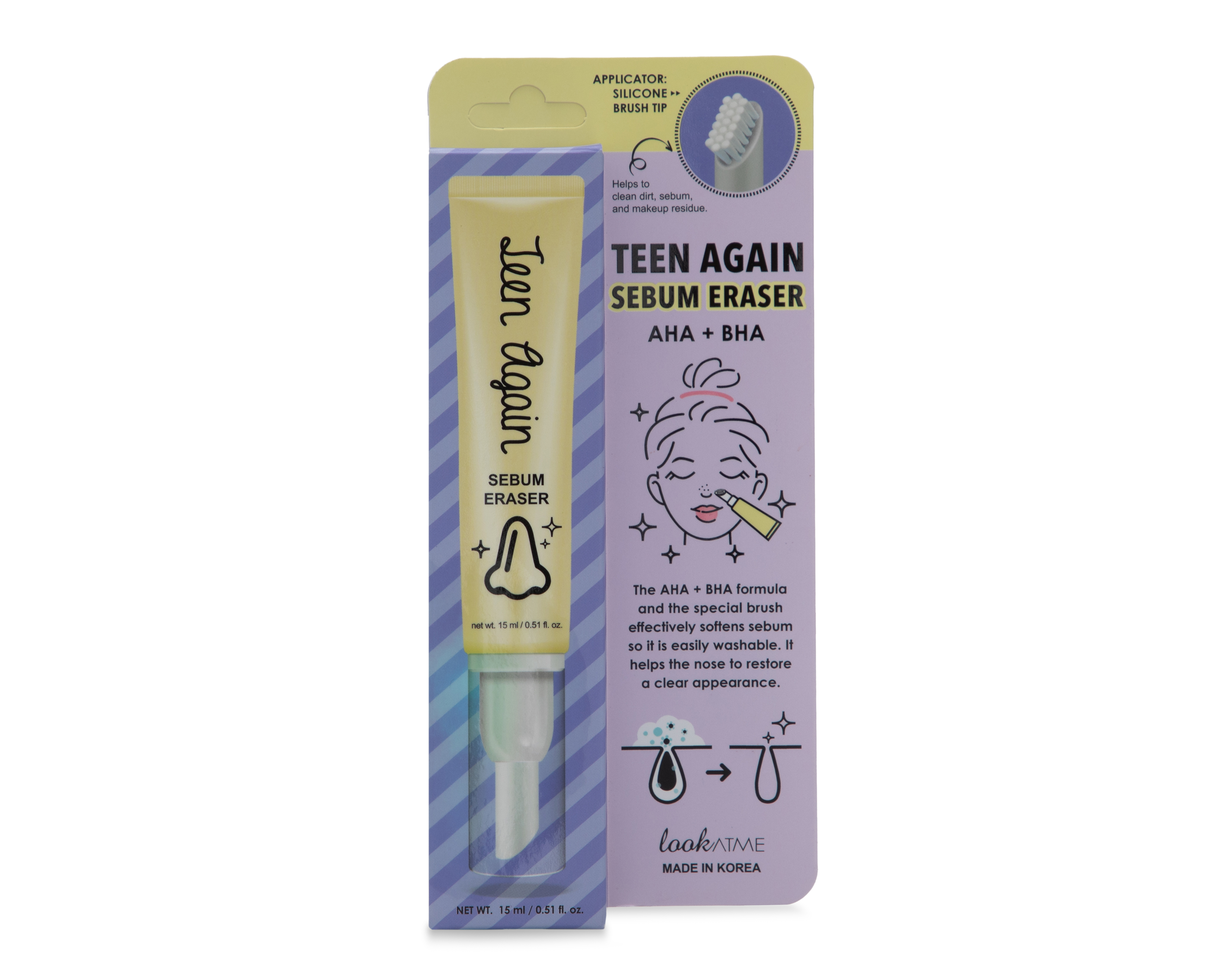 Foto 1 | Foto 1 | Sérum Borrador con AHA + BHA Look At Me Teen Again 15 ml