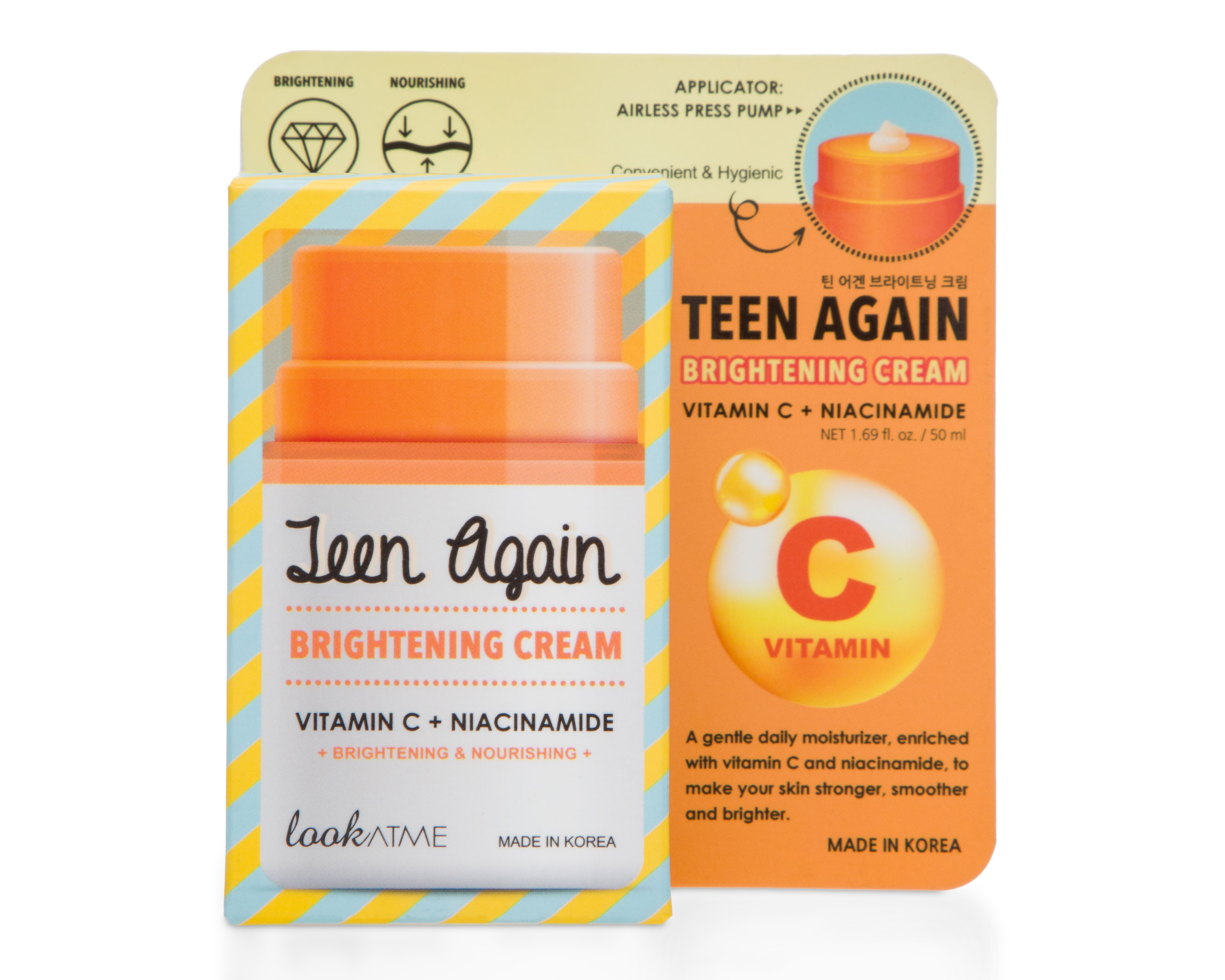 Foto 4 pulgar | Foto 3 | Crema Iluminadora y Humectante Facial Look At Me Teen Again 50 ml