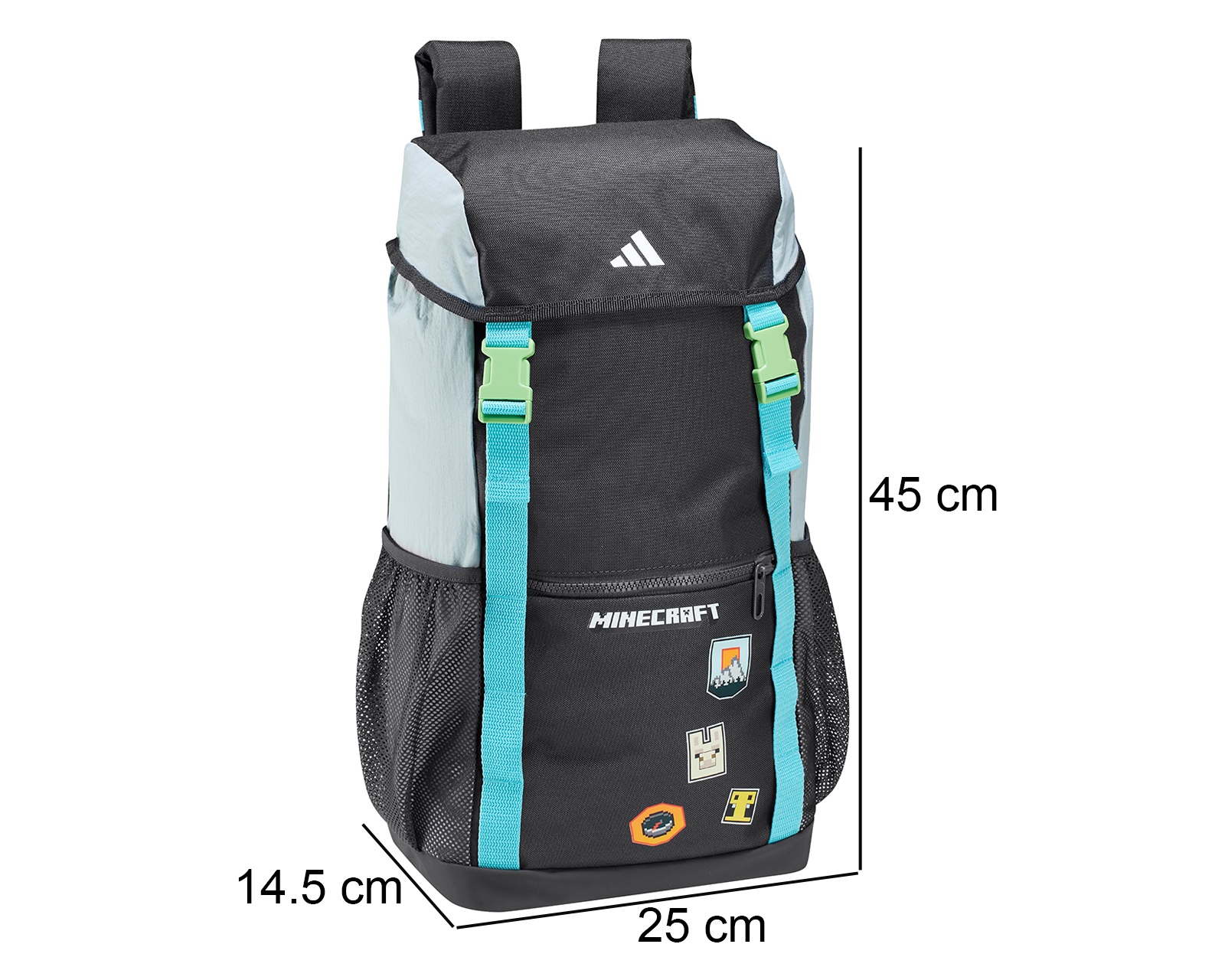 Foto 5 pulgar | Foto 4 | Mochila Adidas Minecraft Negra