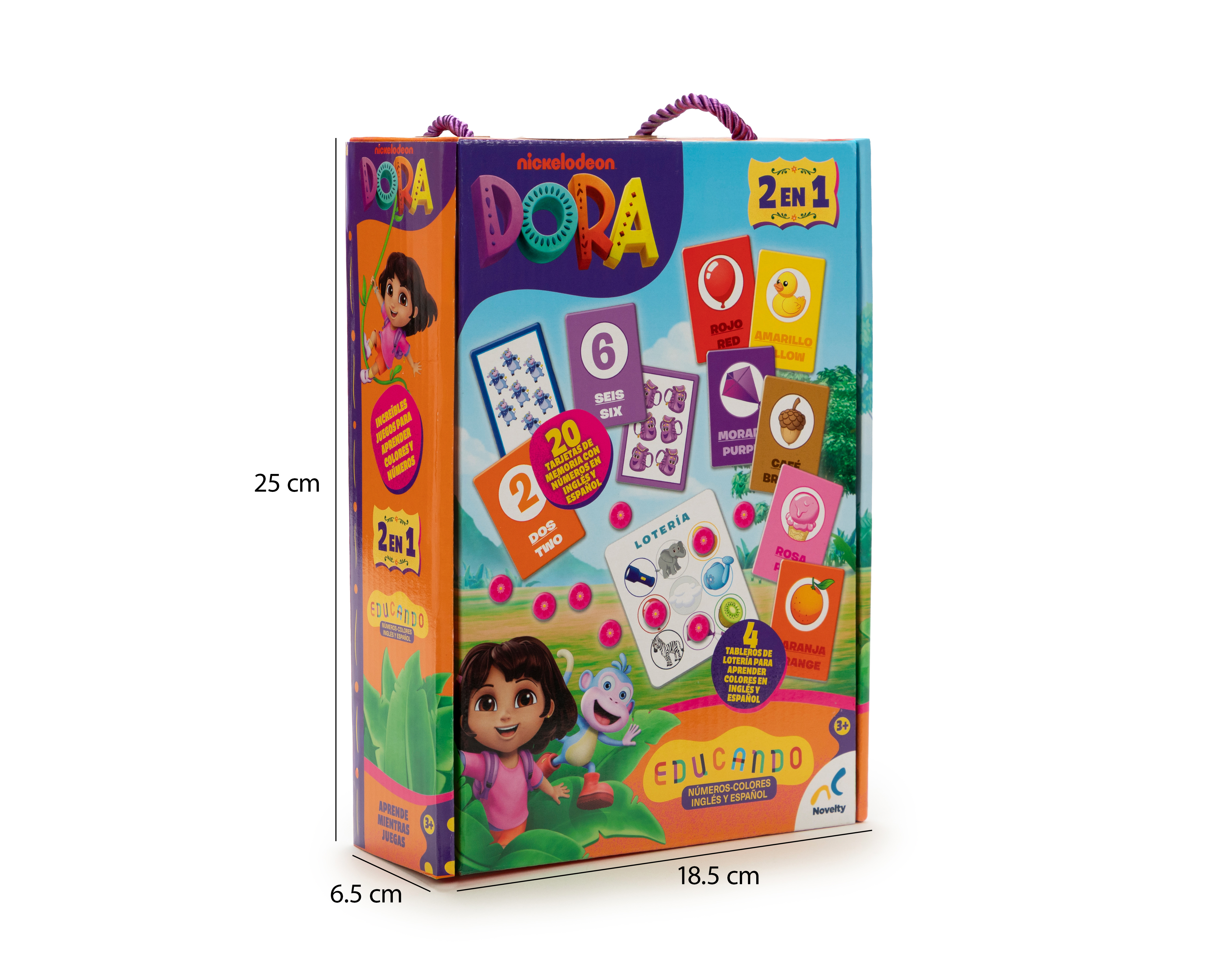 Foto 4 pulgar | Foto 3 | Juego de Mesa 2 en 1 Educando Dora la Exploradora
