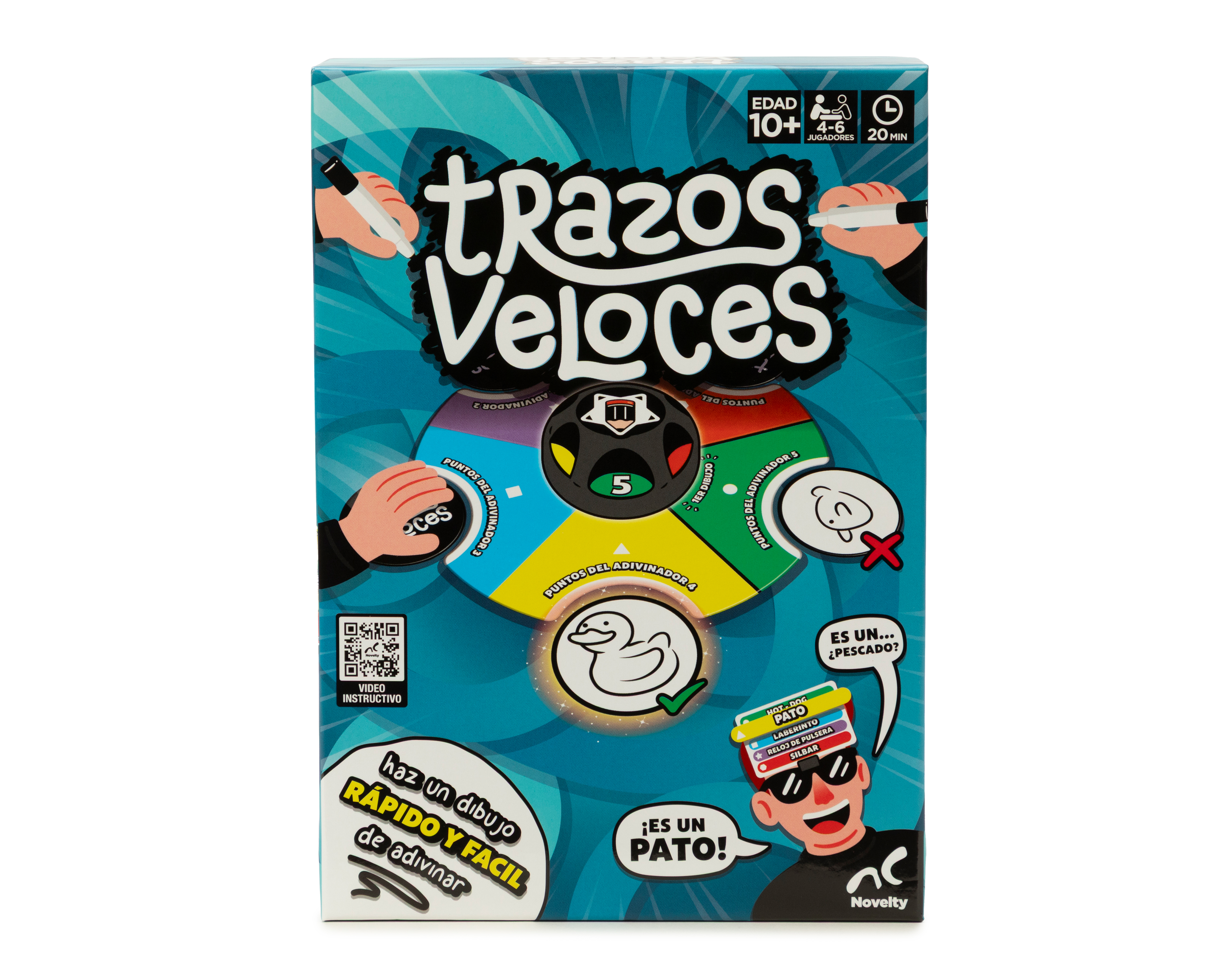 Foto 2 pulgar | Foto 1 | Juego de Mesa Trazos Veloces Novelty