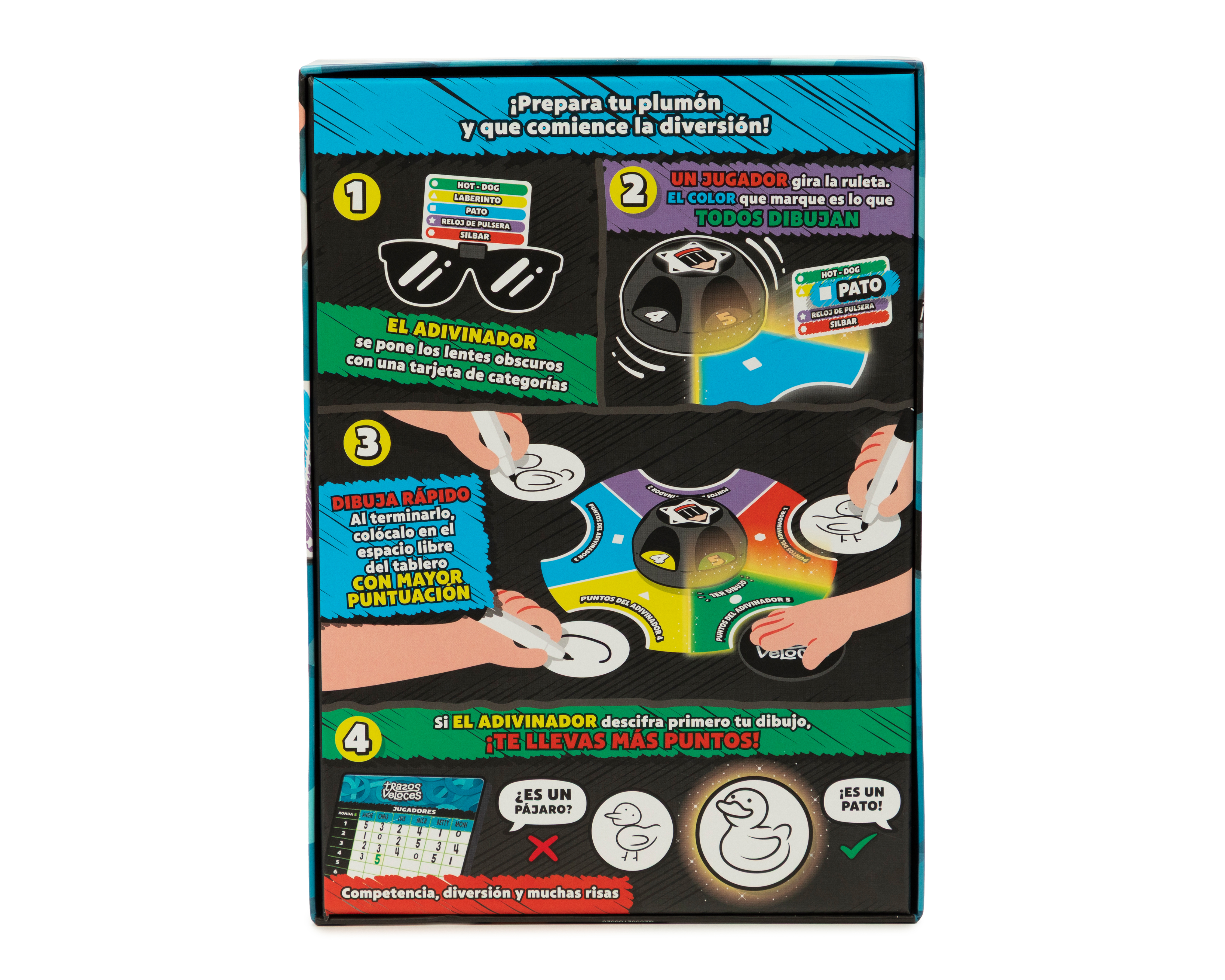 Foto 3 pulgar | Foto 2 | Juego de Mesa Trazos Veloces Novelty