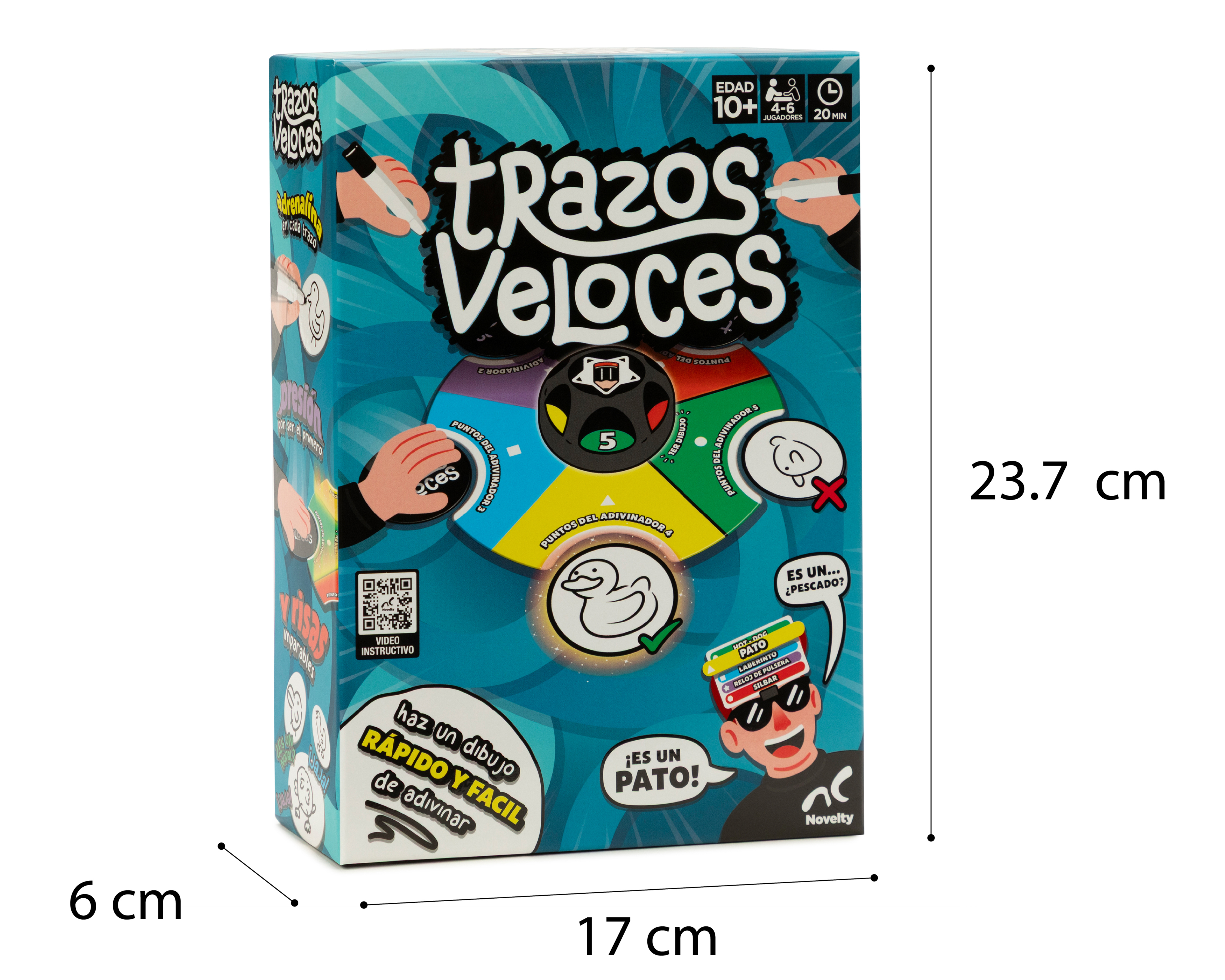Foto 3 | Foto 3 | Juego de Mesa Trazos Veloces Novelty