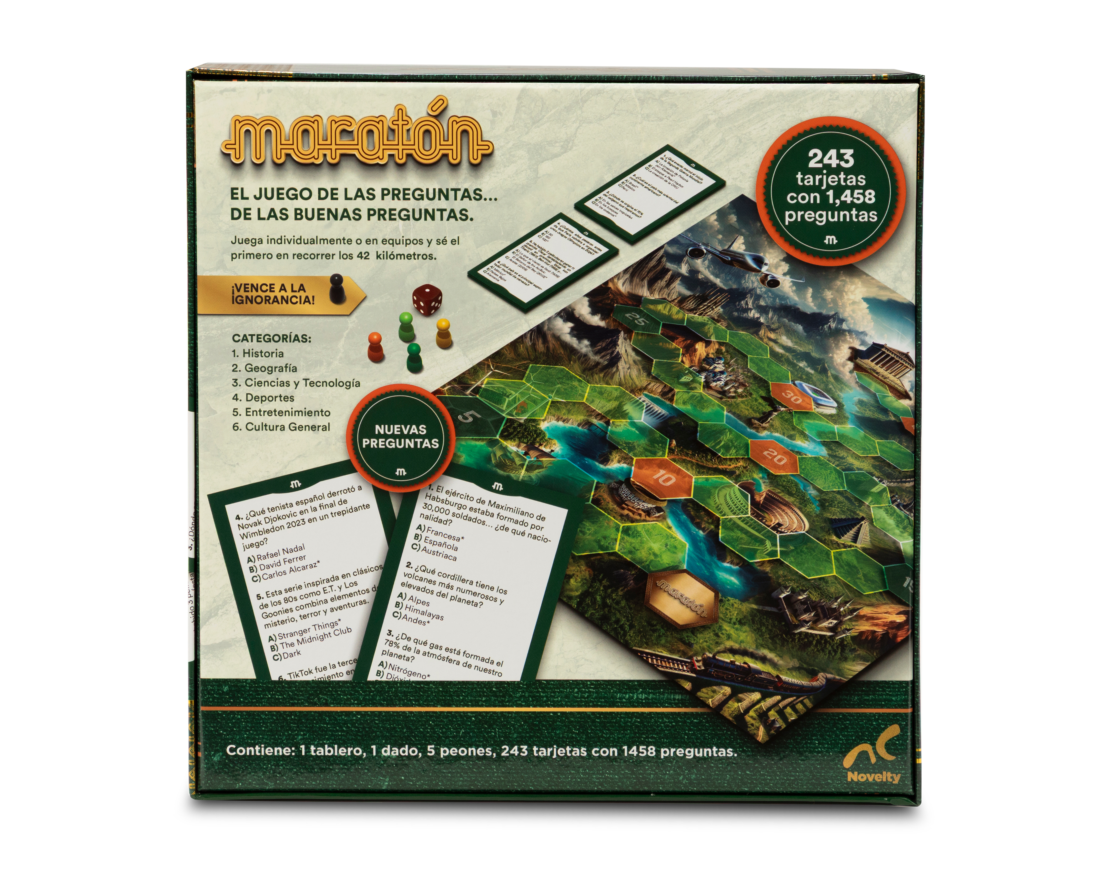 Foto 2 | Foto 2 | Juego de Mesa Maratón Clásico Novelty