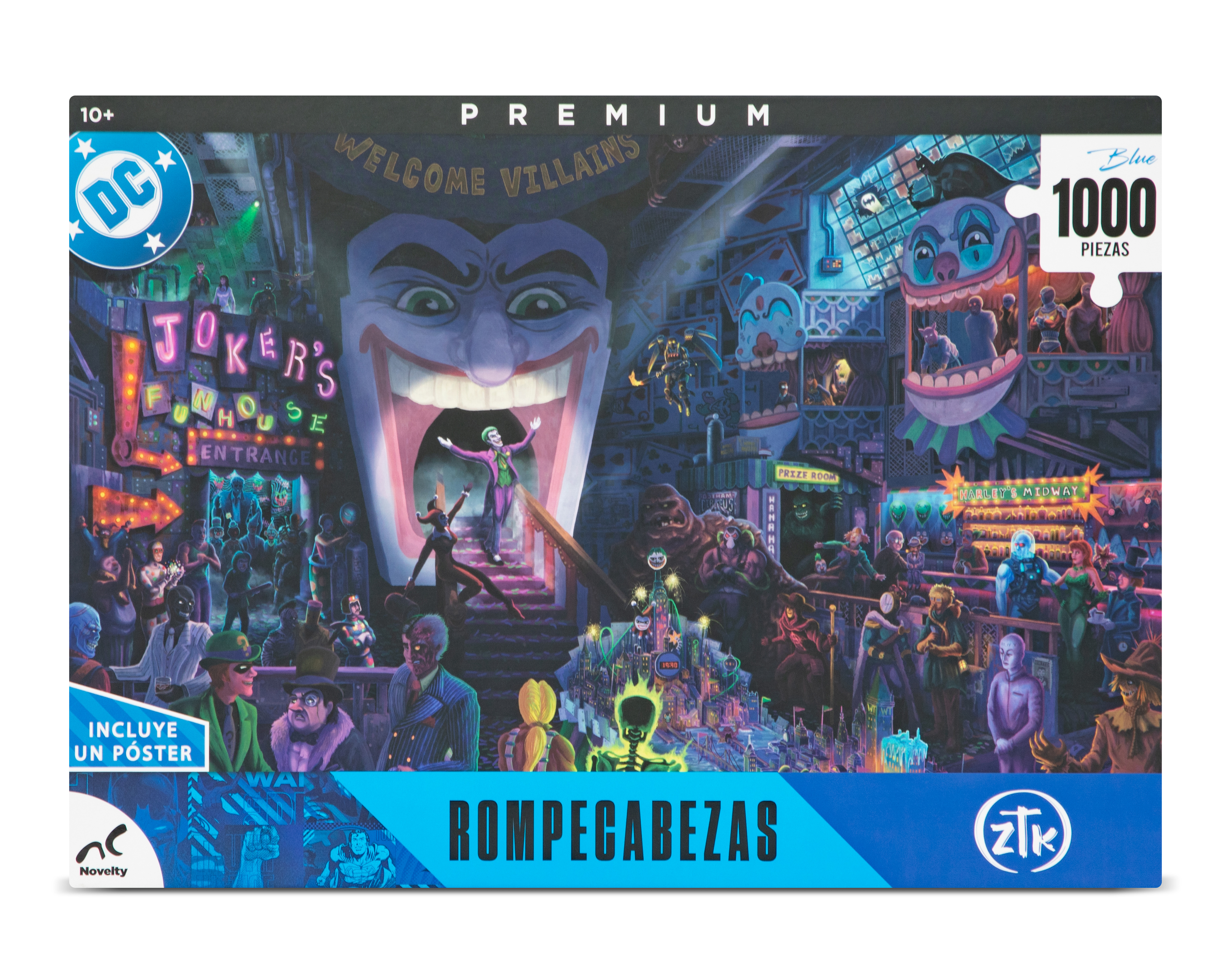 Rompecabezas DC Joker Zack Kinkade Novelty 1000 Piezas