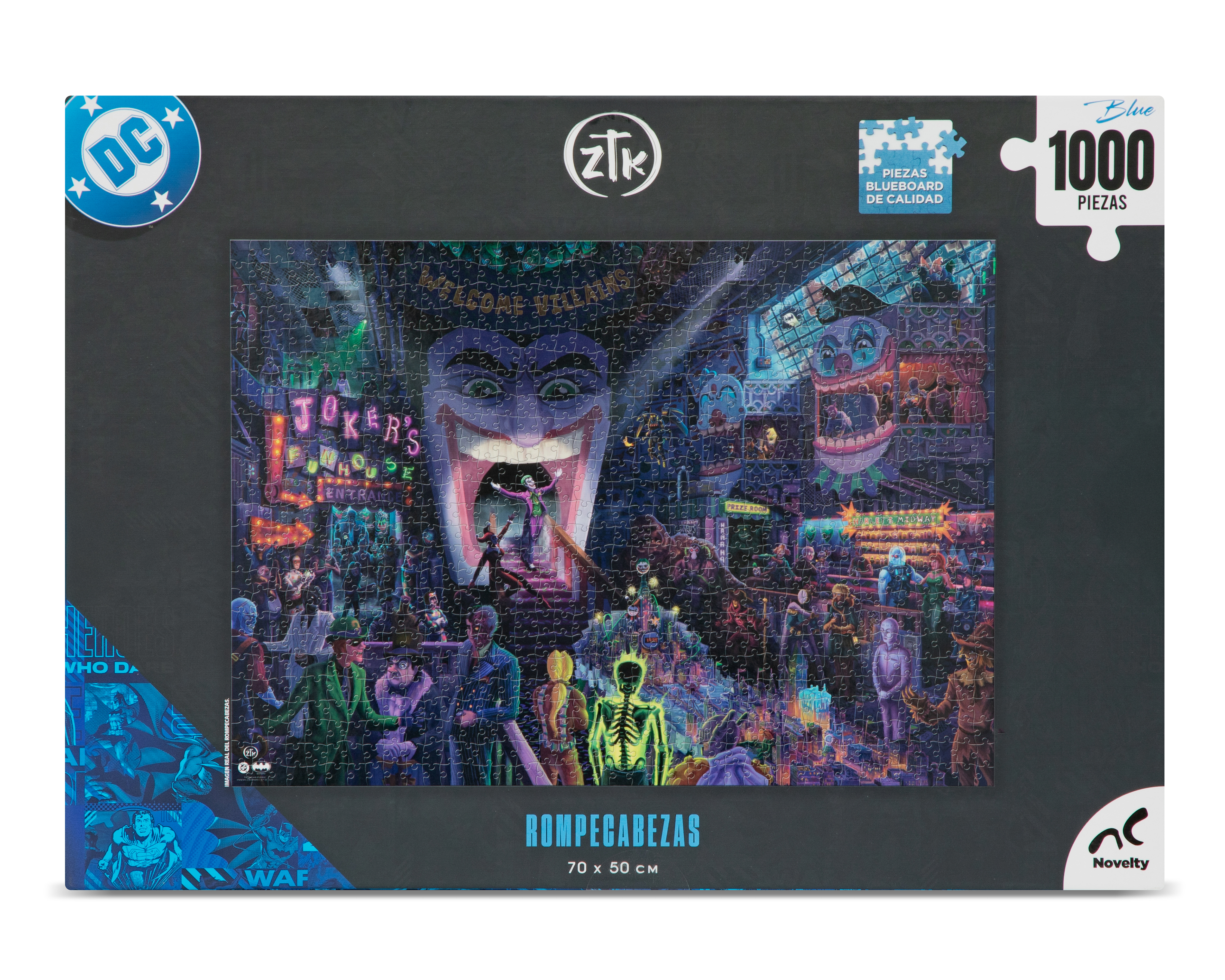 Foto 3 pulgar | Foto 2 | Rompecabezas DC Joker Zack Kinkade Novelty 1000 Piezas