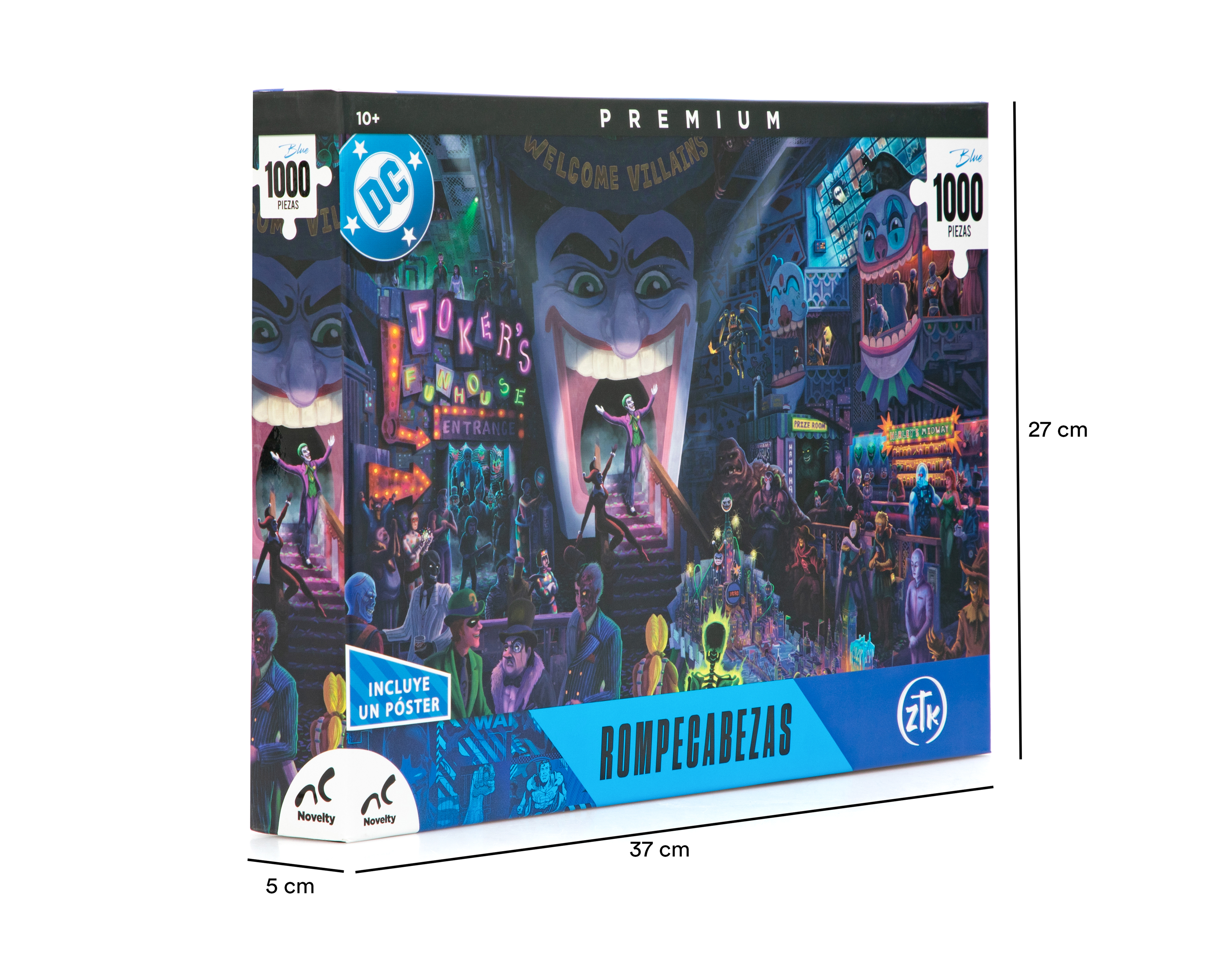 Foto 4 pulgar | Foto 3 | Rompecabezas DC Joker Zack Kinkade Novelty 1000 Piezas