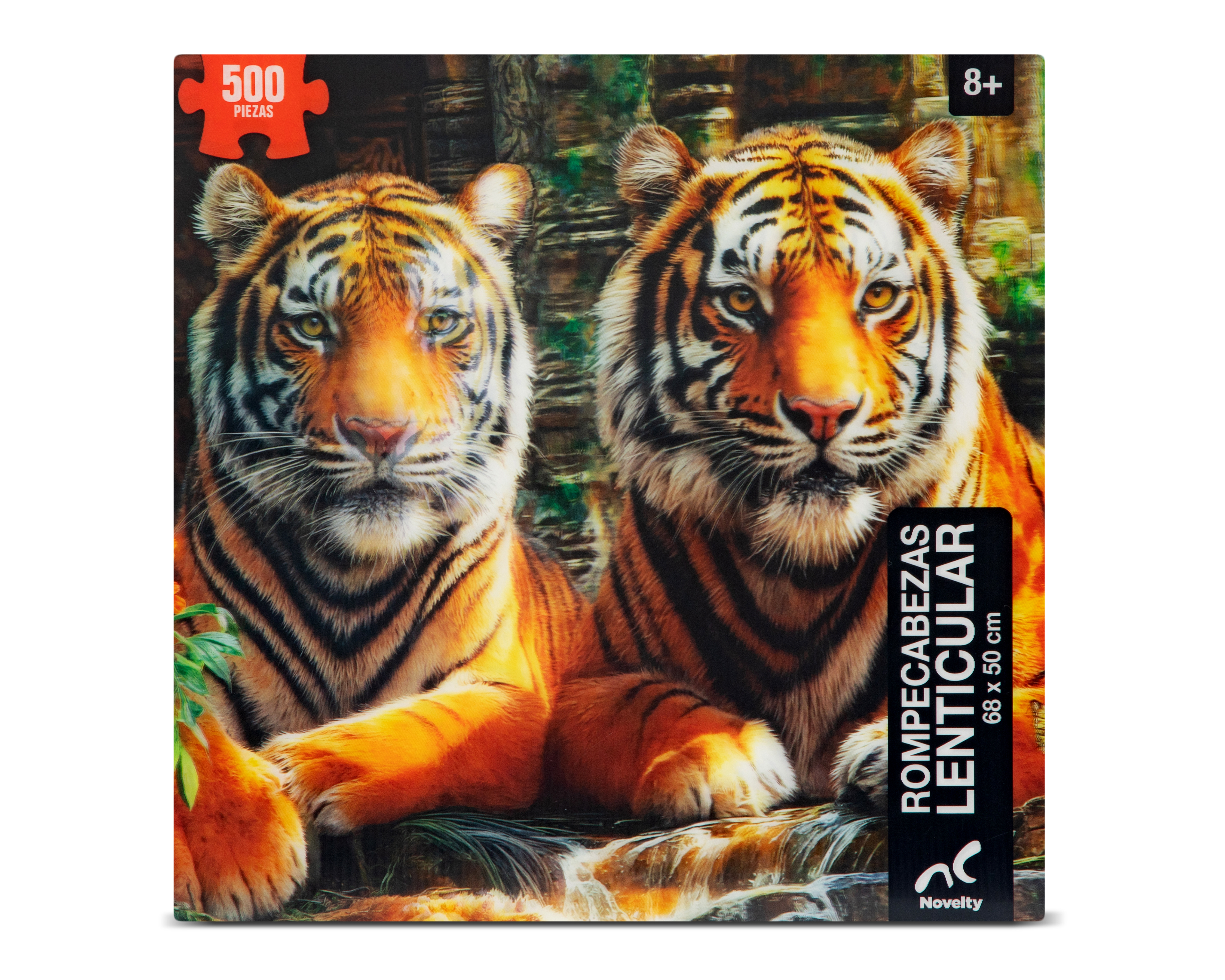 Foto 2 pulgar | Foto 1 | Rompecabezas Felinos Lenticular Novelty 500 Piezas