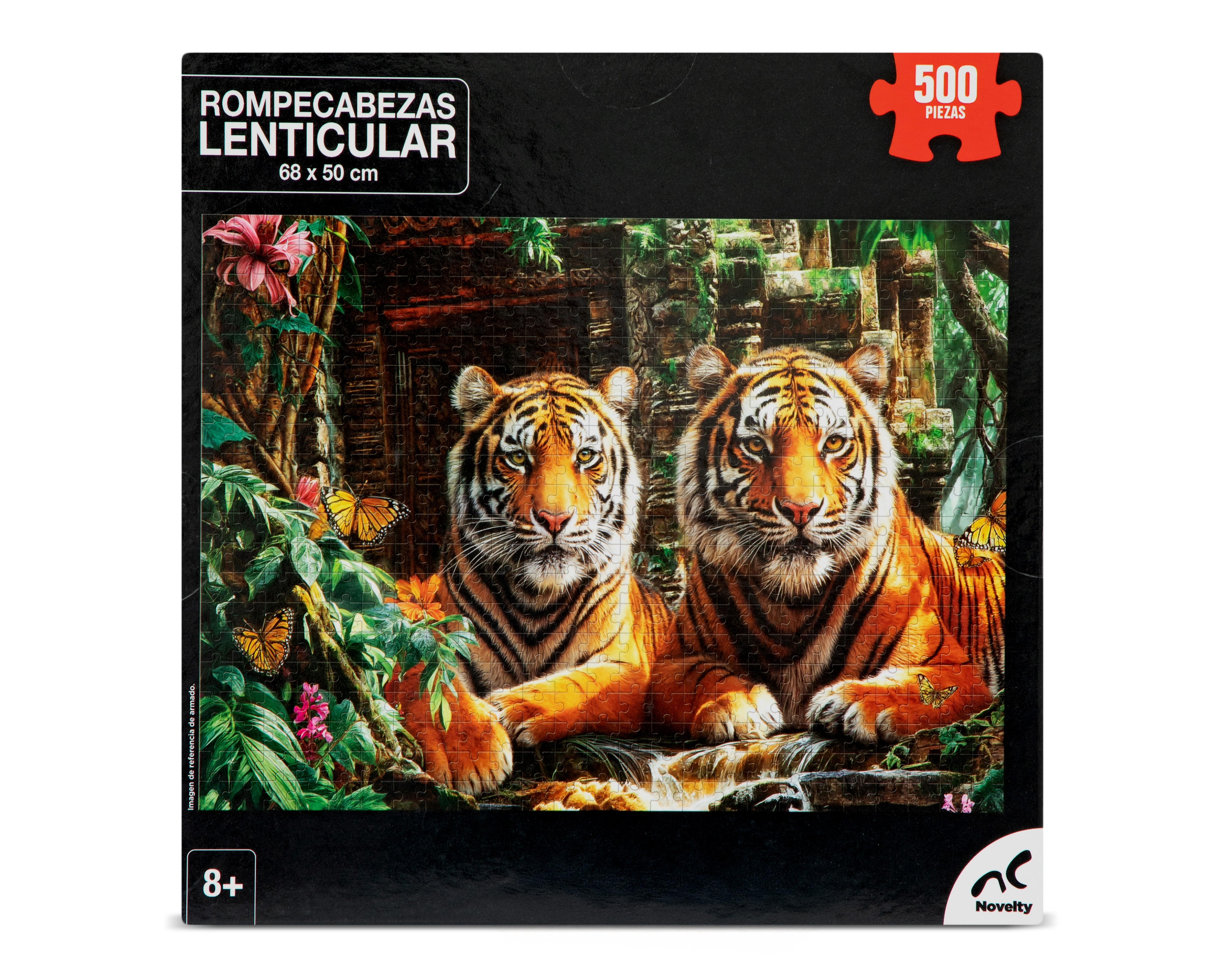 Foto 3 pulgar | Foto 2 | Rompecabezas Felinos Lenticular Novelty 500 Piezas