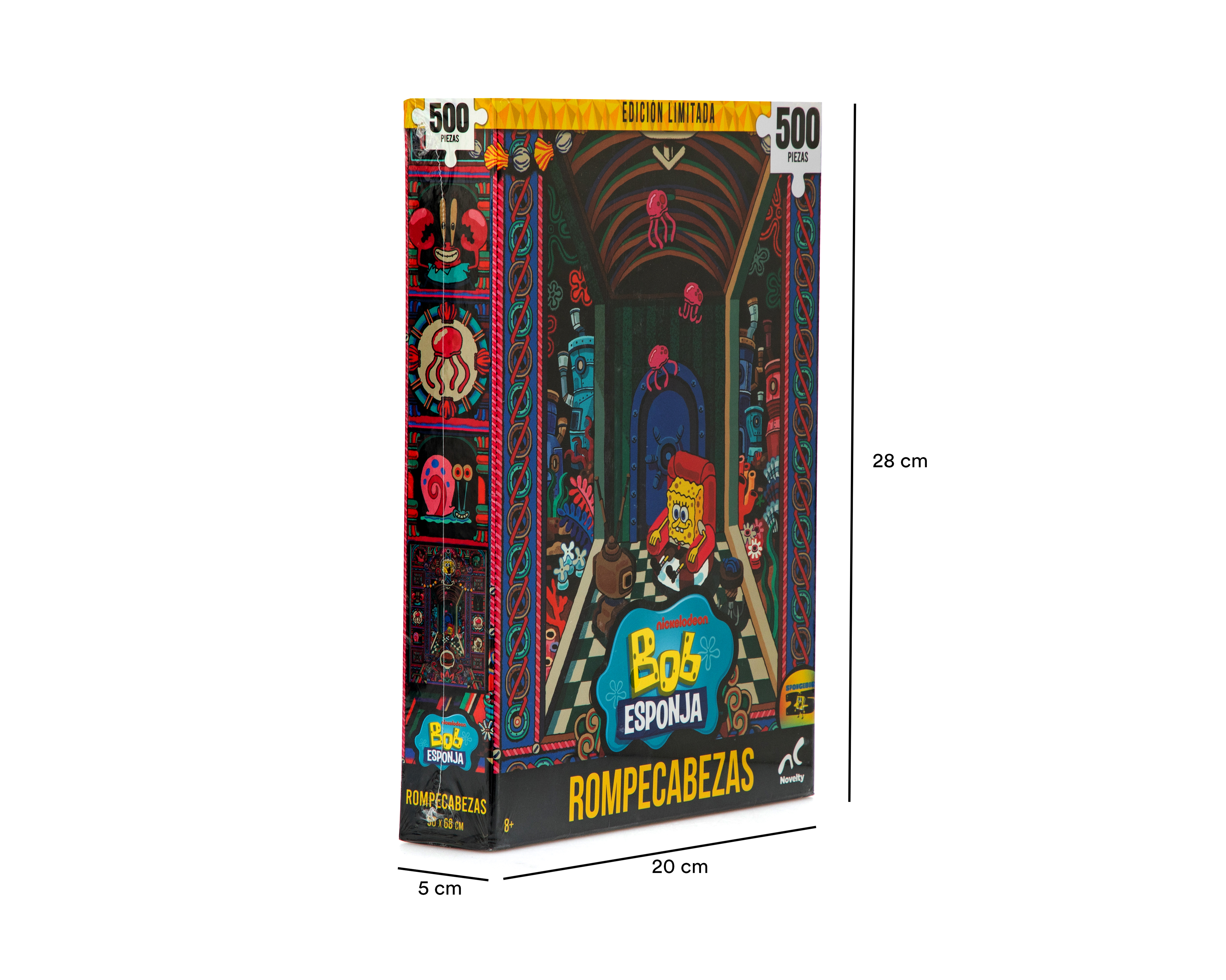 Foto 4 pulgar | Foto 3 | Rompecabezas Bob Esponja Novelty 500 Piezas