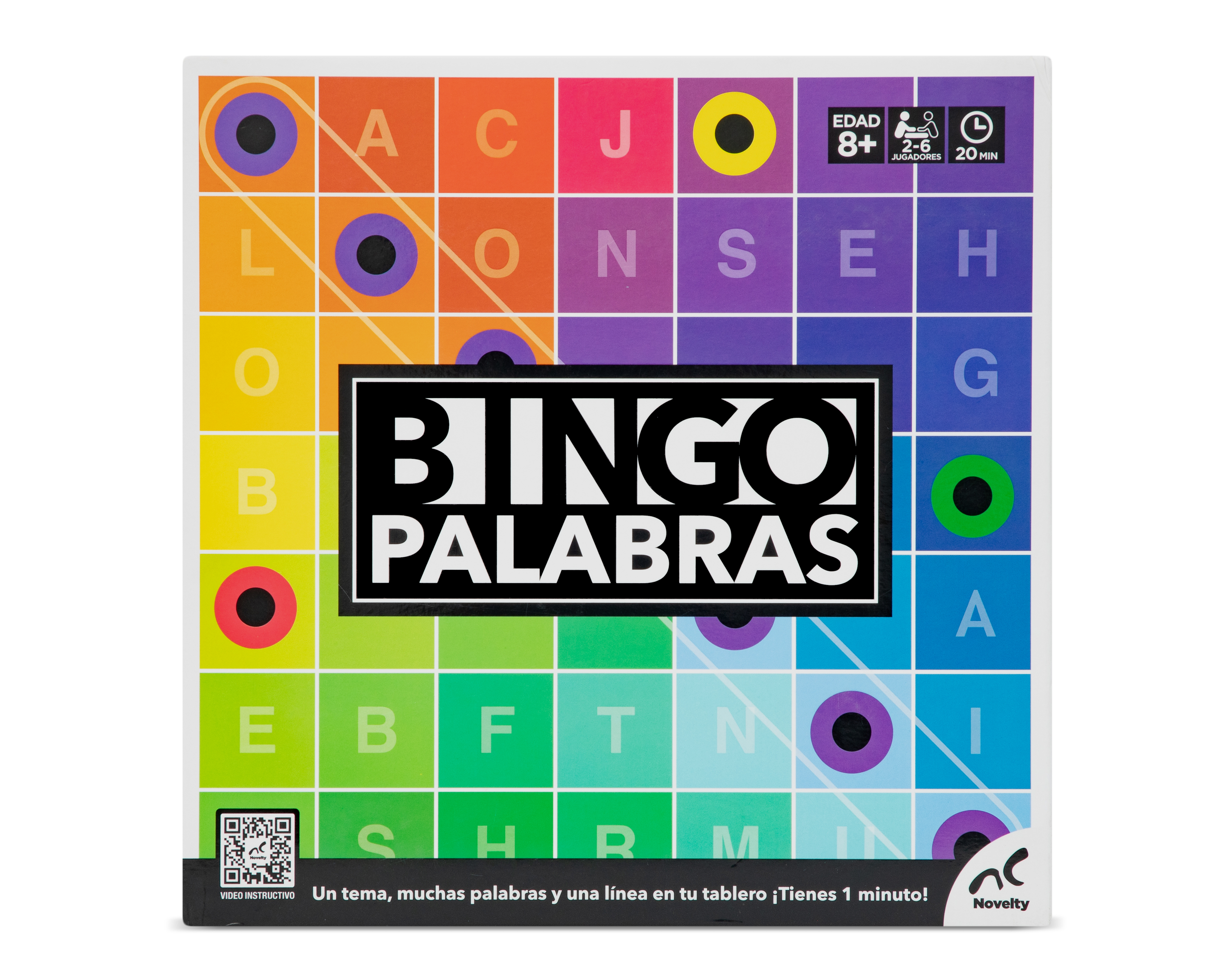 Foto 2 pulgar | Foto 1 | Juego de Mesa Bingo Palabras Novelty