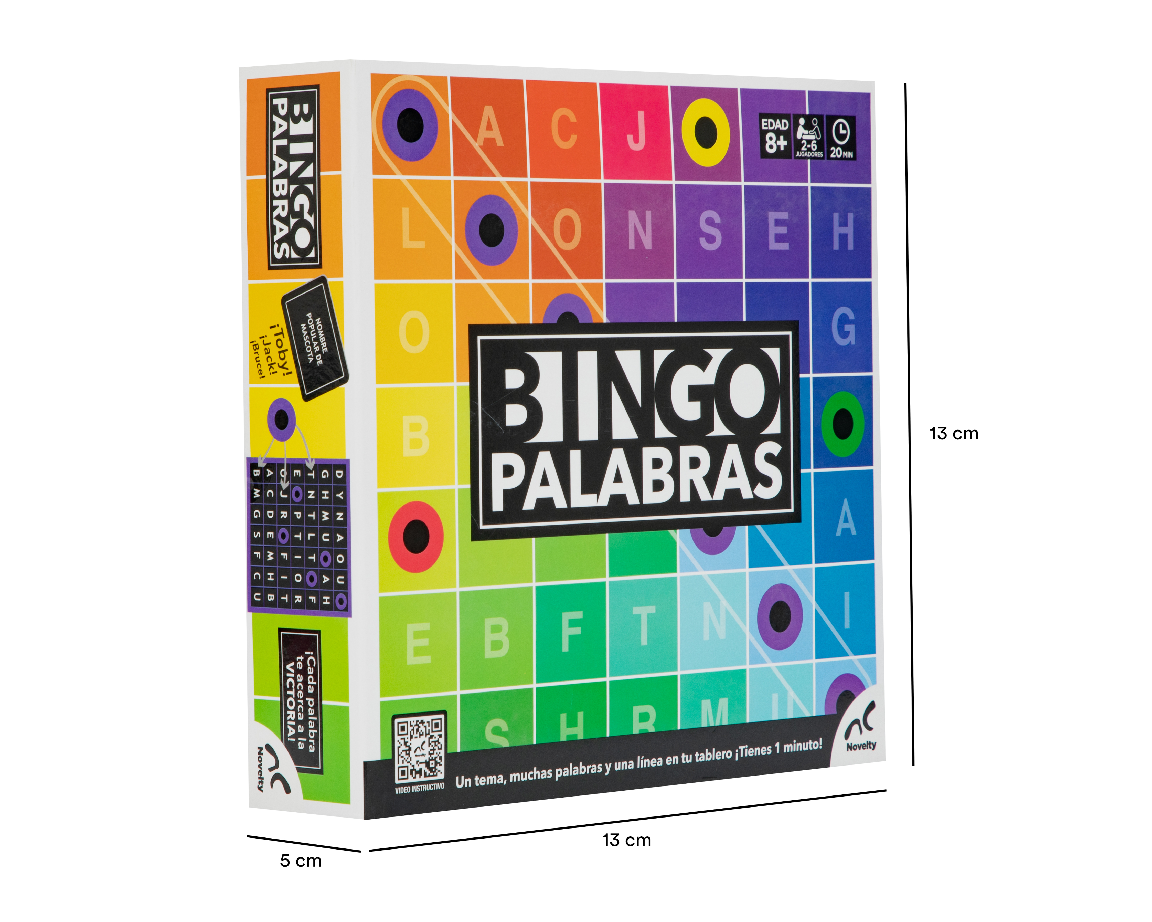 Foto 4 pulgar | Foto 3 | Juego de Mesa Bingo Palabras Novelty