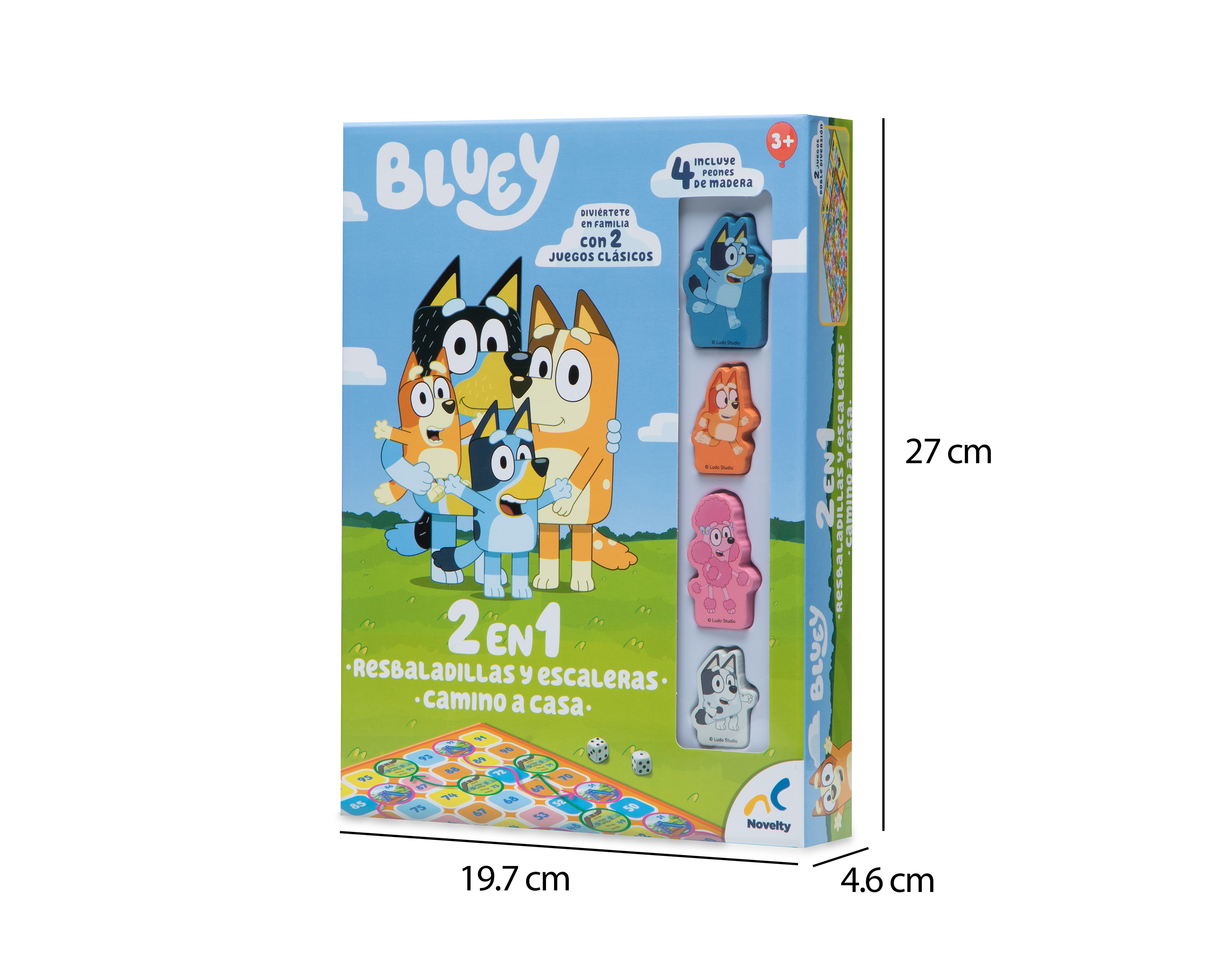 Foto 4 | Foto 4 | Juego de Mesa Resbaladillas y Escaleras Bluey Novelty