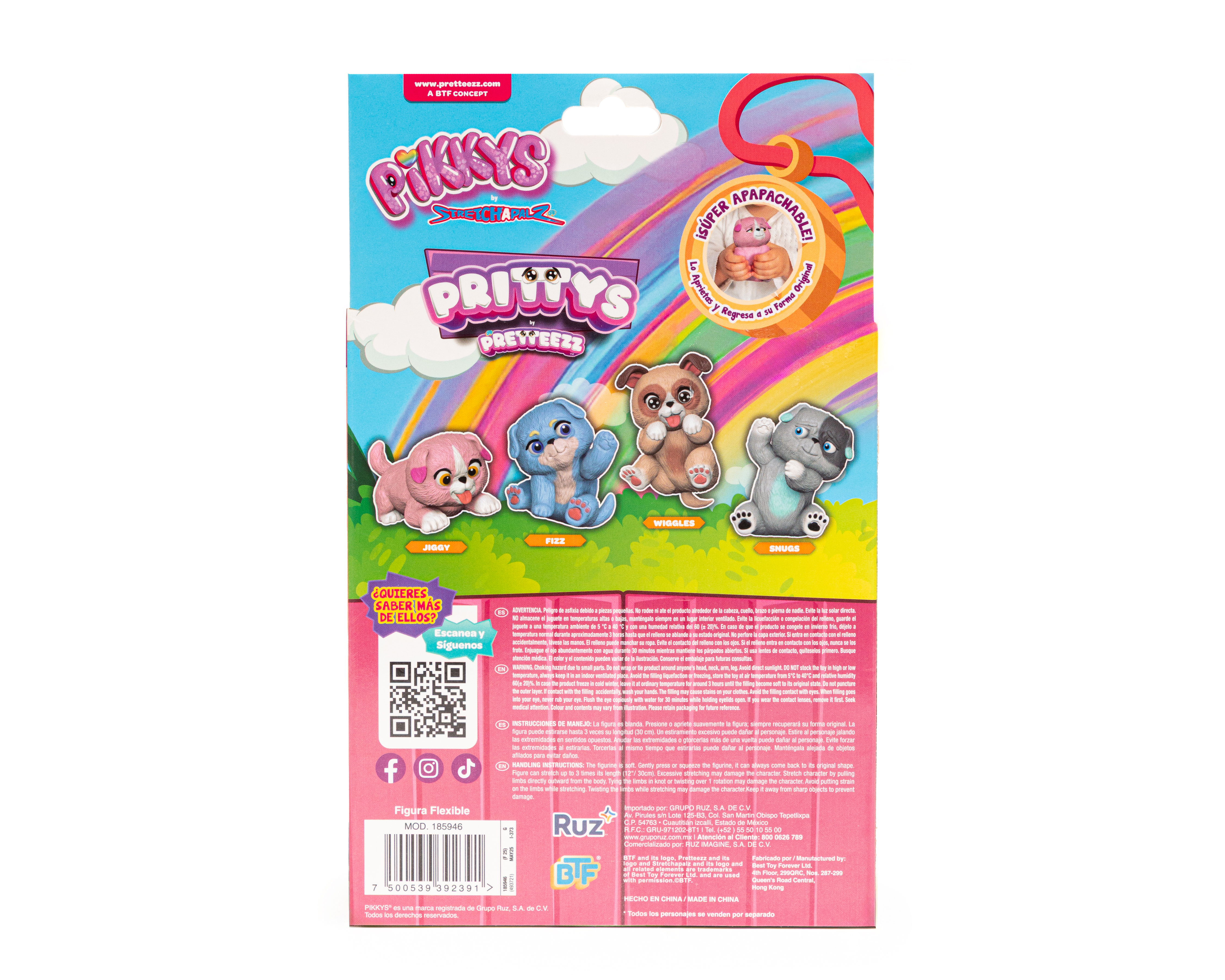 Foto 5 pulgar | Foto 4 | Figura Flexible Pikkys Prittys Pretteezz