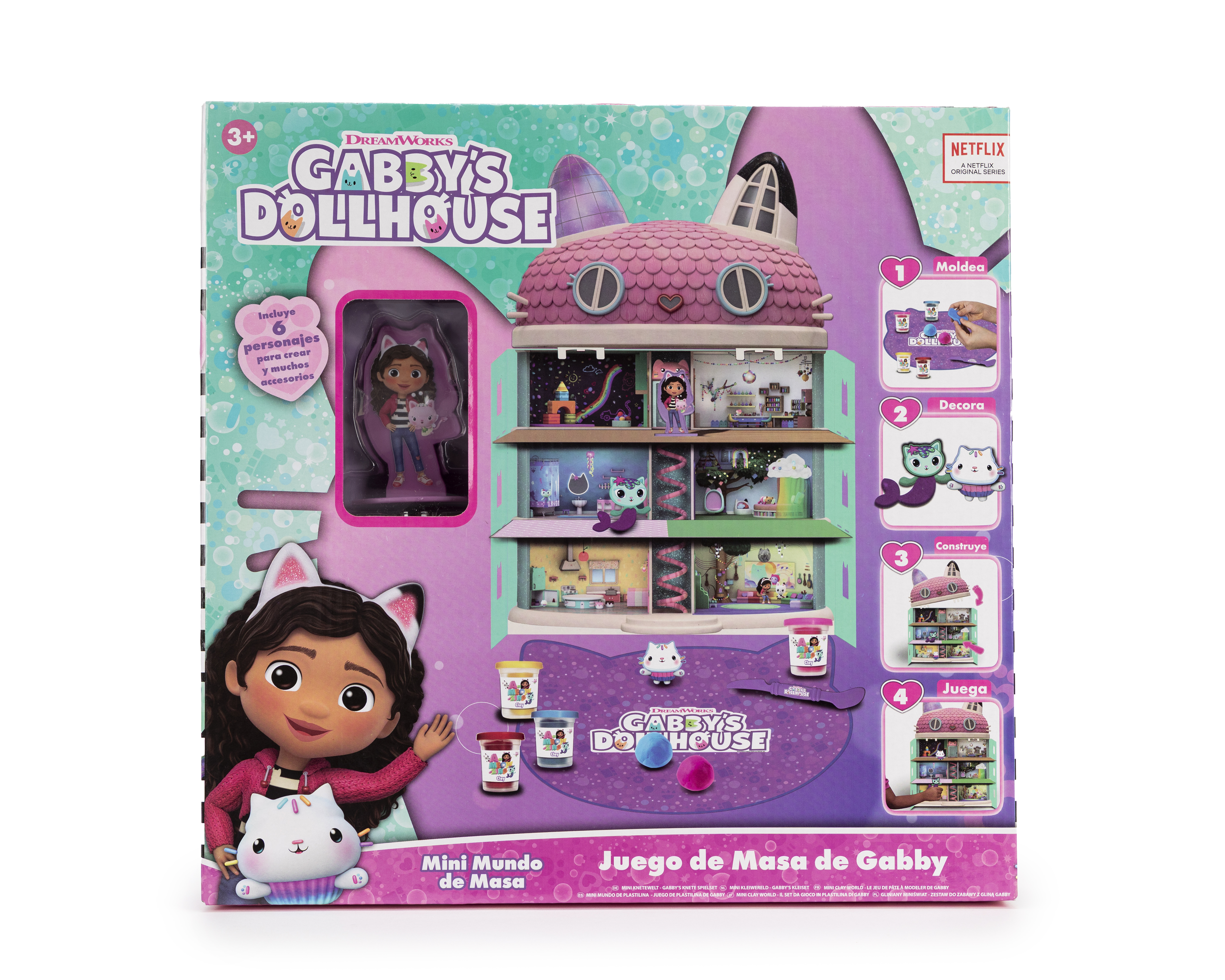Juego de Masa Gabby's Dollhouse con Accesorios