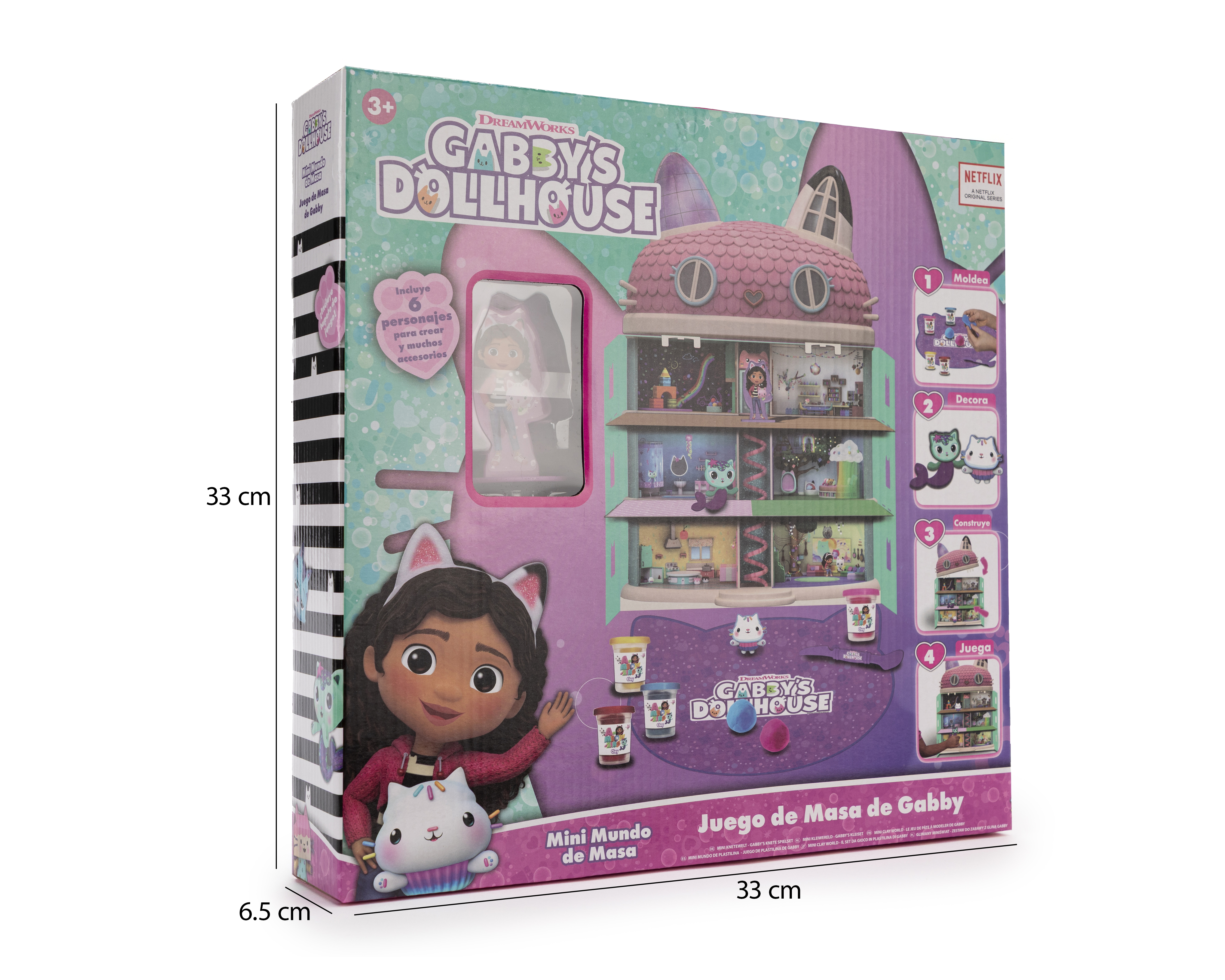 Foto 4 pulgar | Foto 3 | Juego de Masa Gabby's Dollhouse con Accesorios
