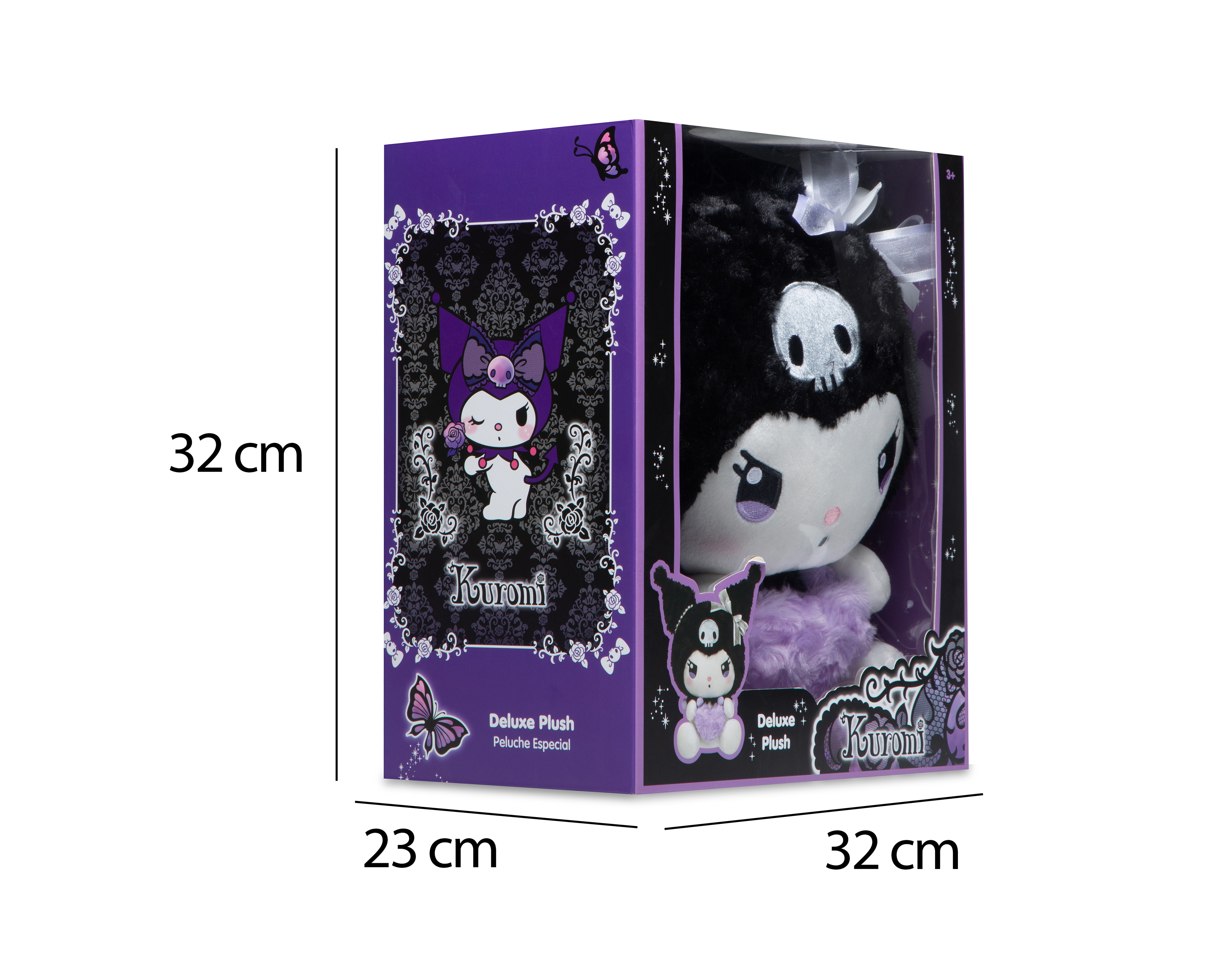 Foto 7 pulgar | Foto 6 | Peluche Kuromi Deluxe Black