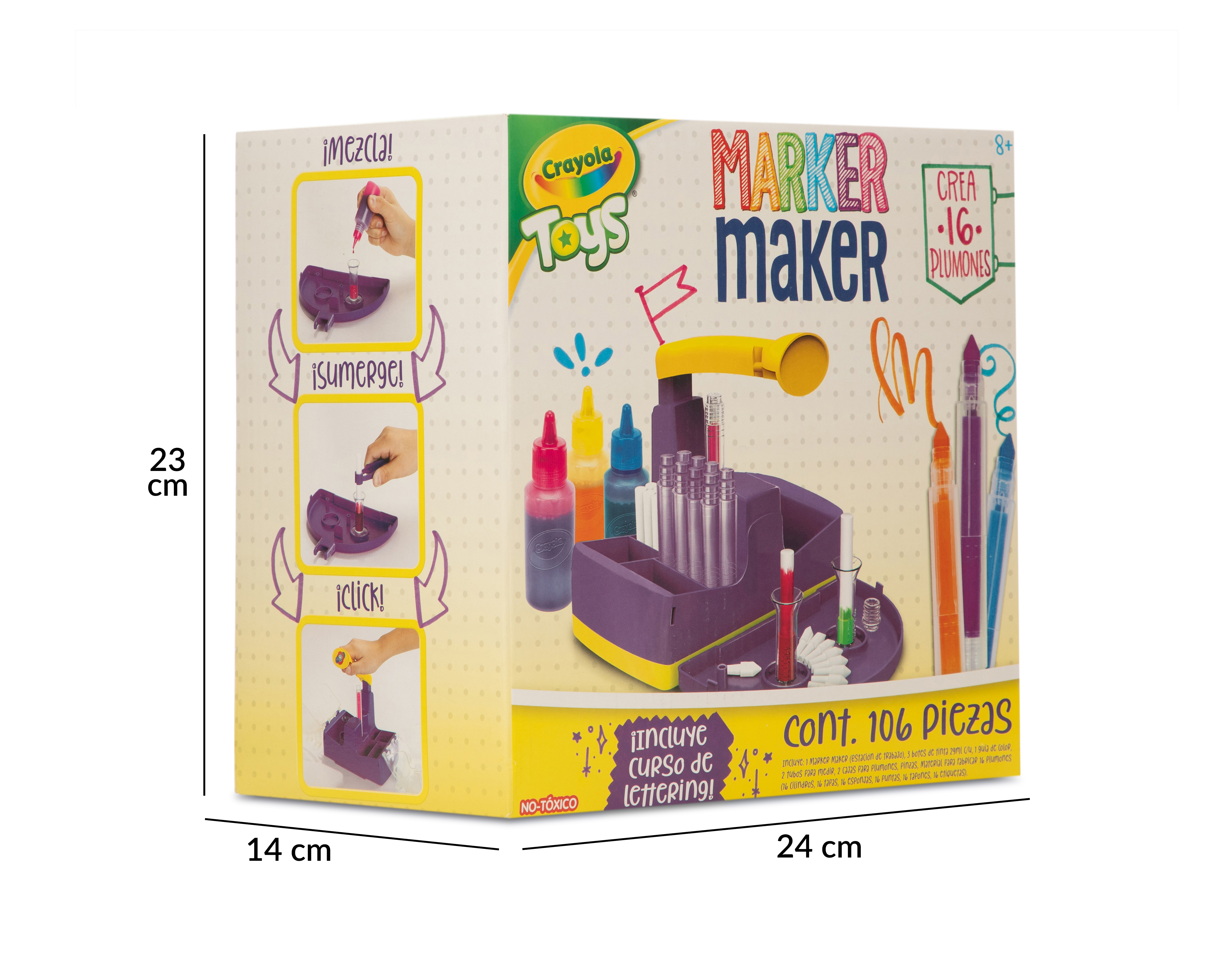 Foto 3 | Foto 3 | Set para Crear Plumones Crayola Toys Marker Maker 106 Piezas