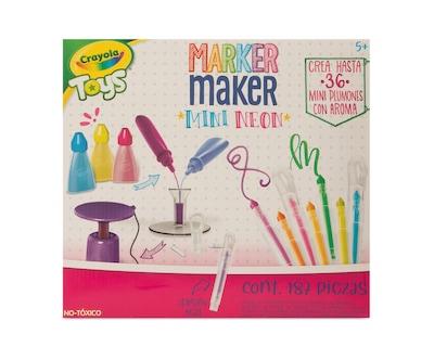 Foto 1 | Foto 1 | Kit para Crear Plumones Marker Maker Mini Neon Crayola Toys con Accesorios