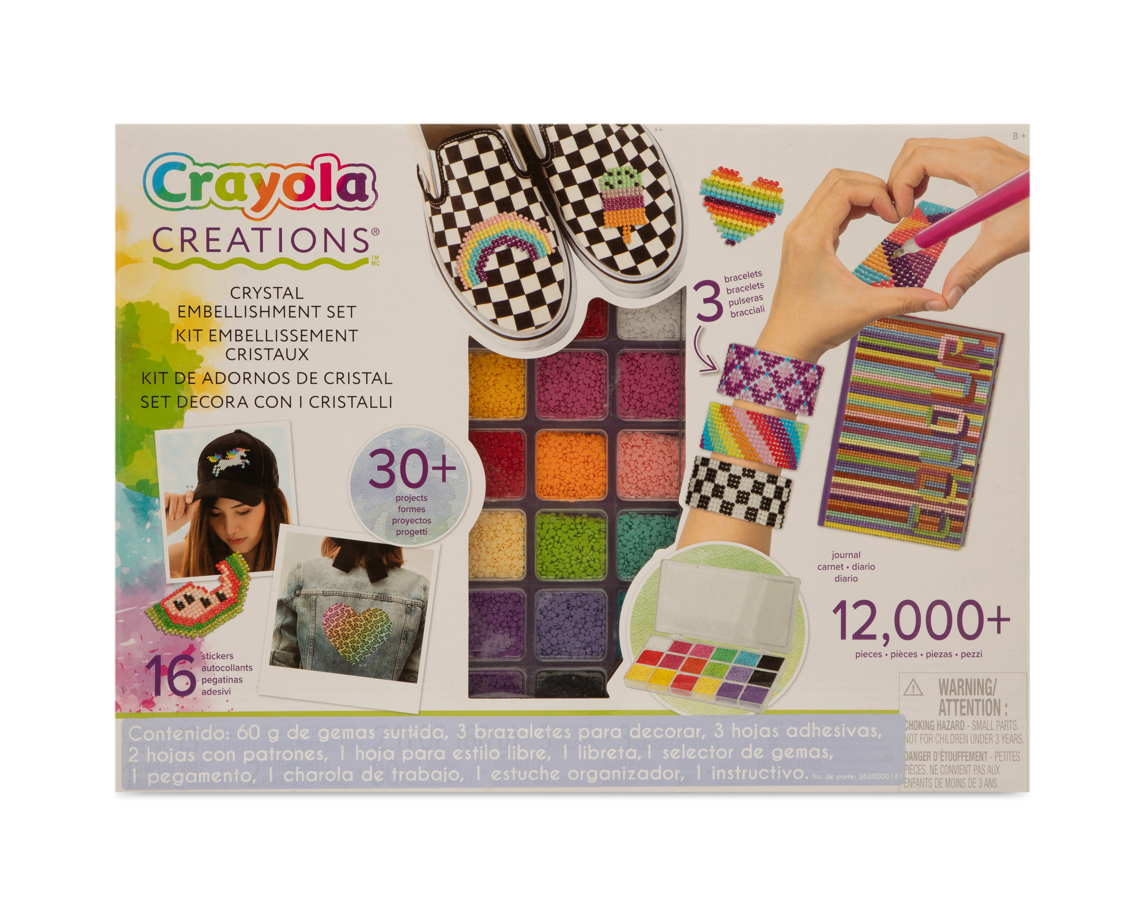 Foto 1 | Foto 1 | Kit de Adornos de Cristal Crayola Creations con Accesorios
