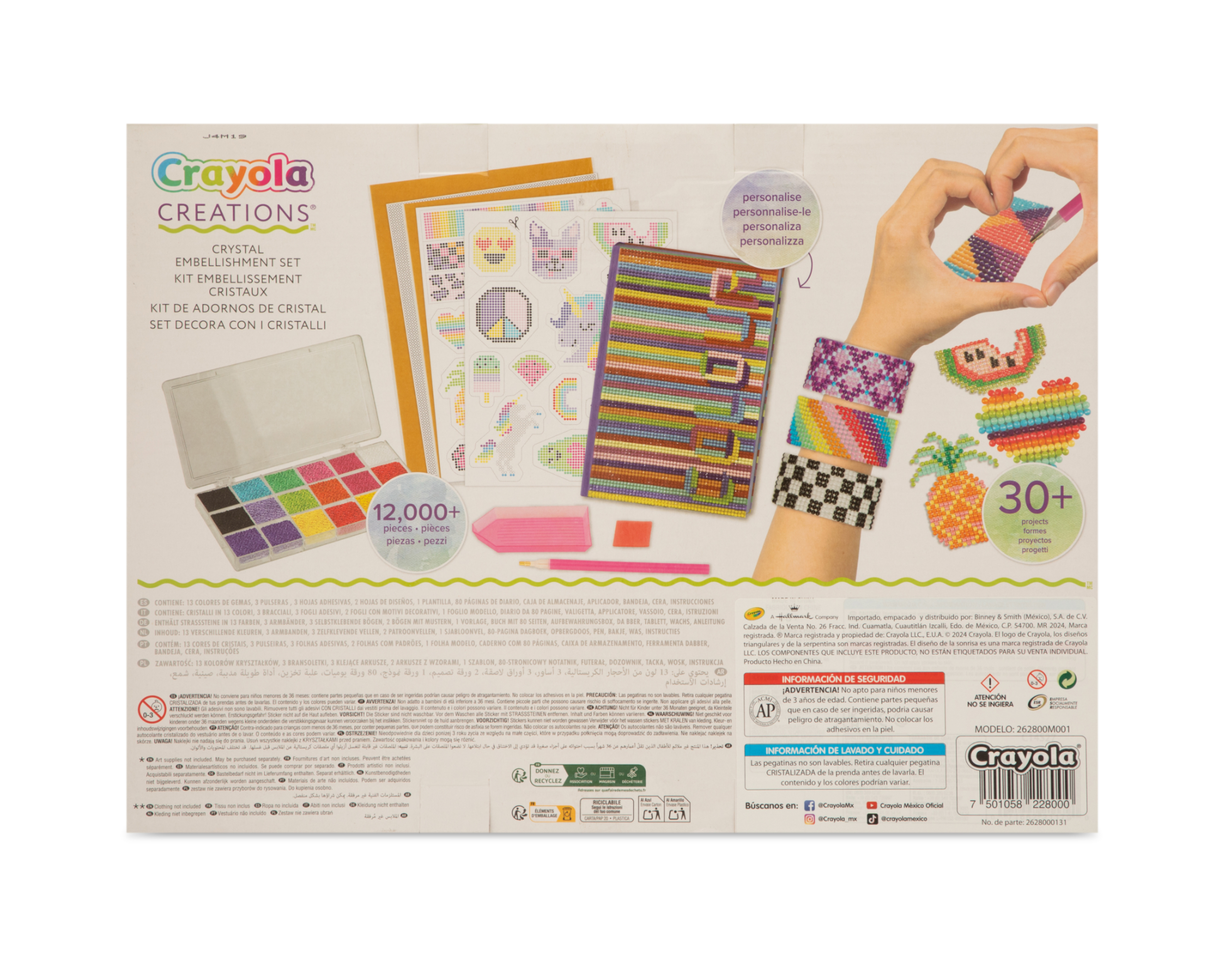 Foto 3 pulgar | Foto 2 | Kit de Adornos de Cristal Crayola Creations con Accesorios