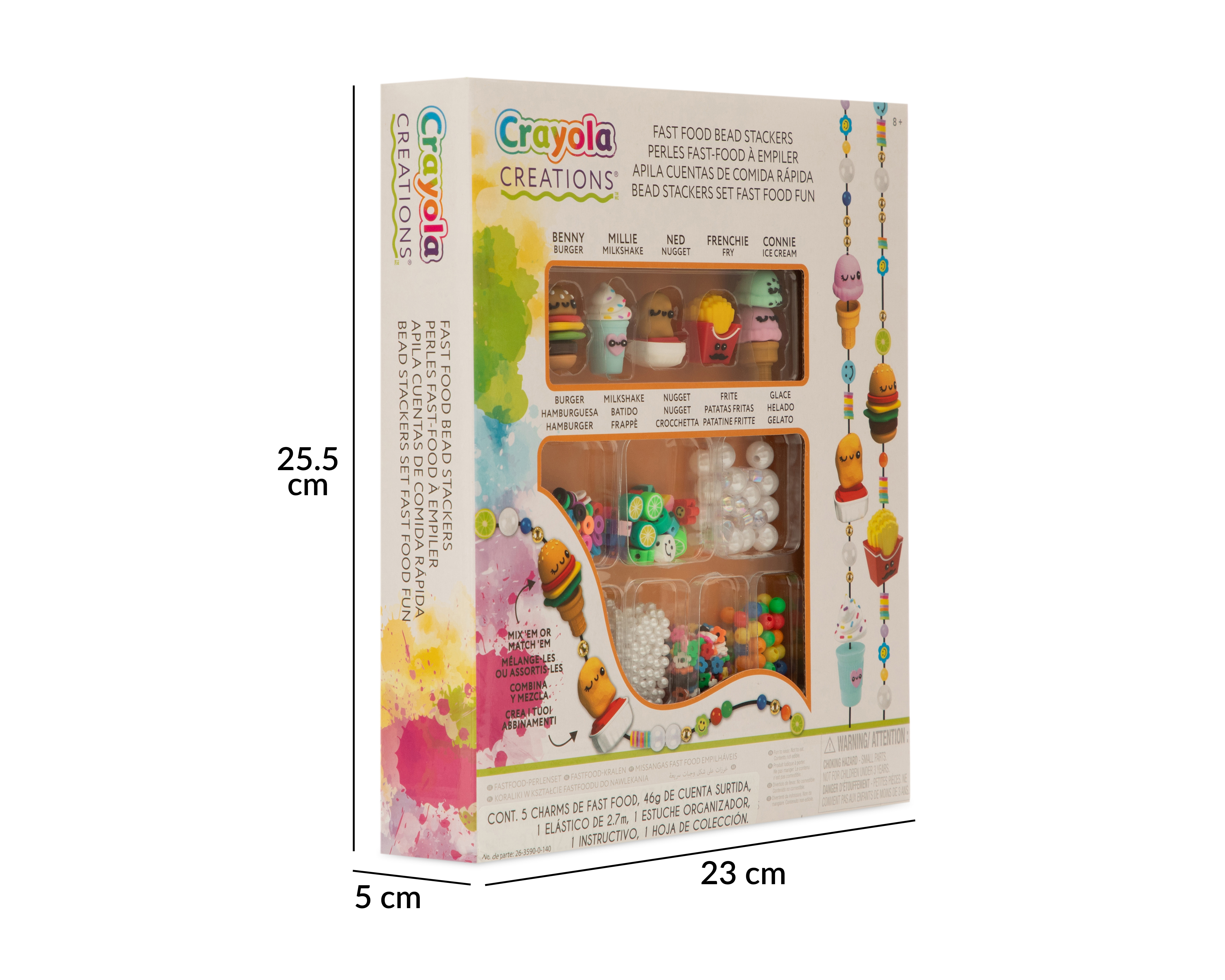 Foto 4 pulgar | Foto 3 | Kit para Hacer Collares y Pulseras Crayola Creations Fast Food