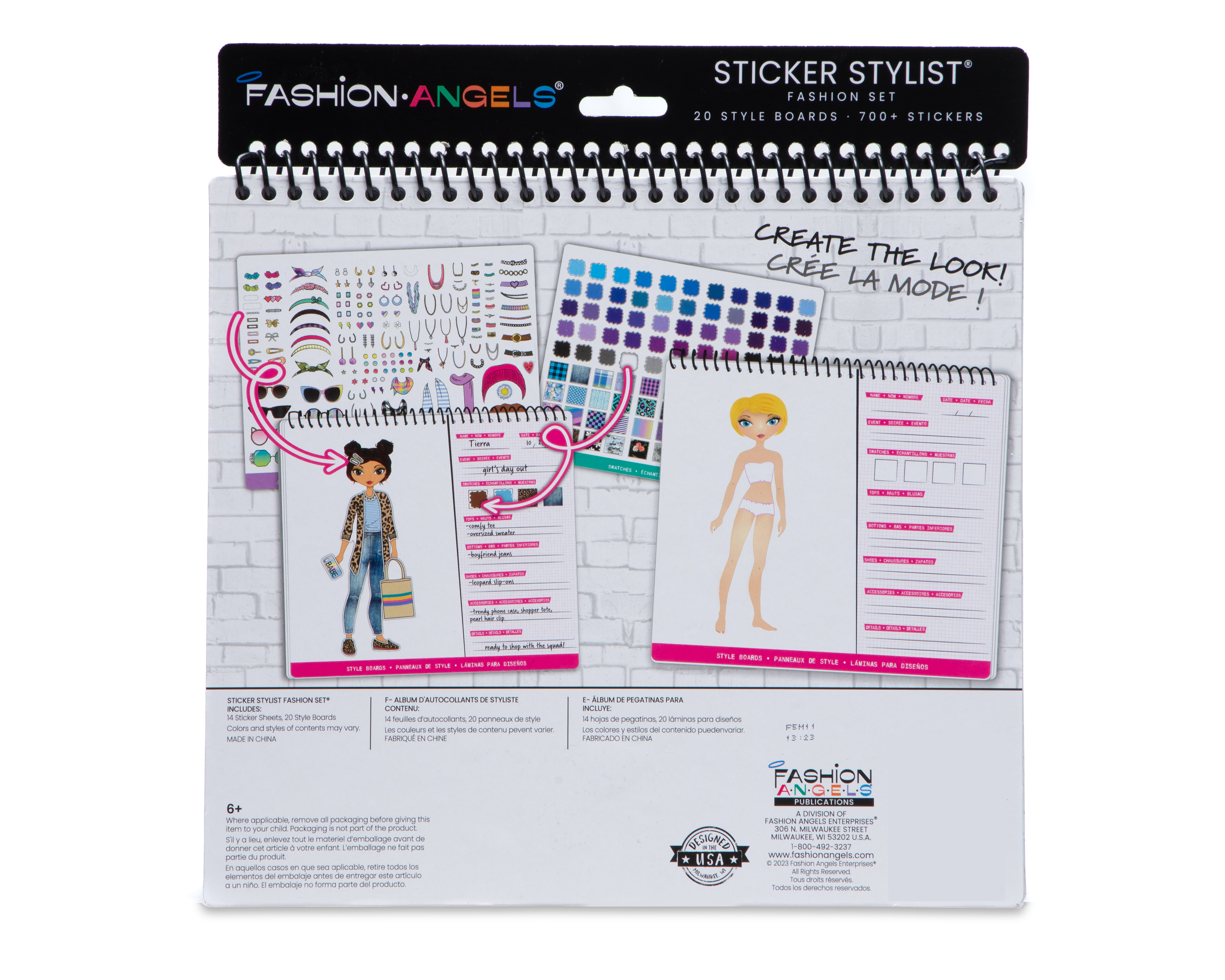 Foto 3 pulgar | Foto 2 | Set de Sticker Stylist Crayola Fashion Angels