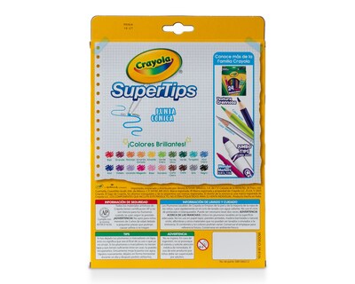 Foto 4 | Foto 4 | Plumones Crayola SuperTips Lavables 20 Piezas