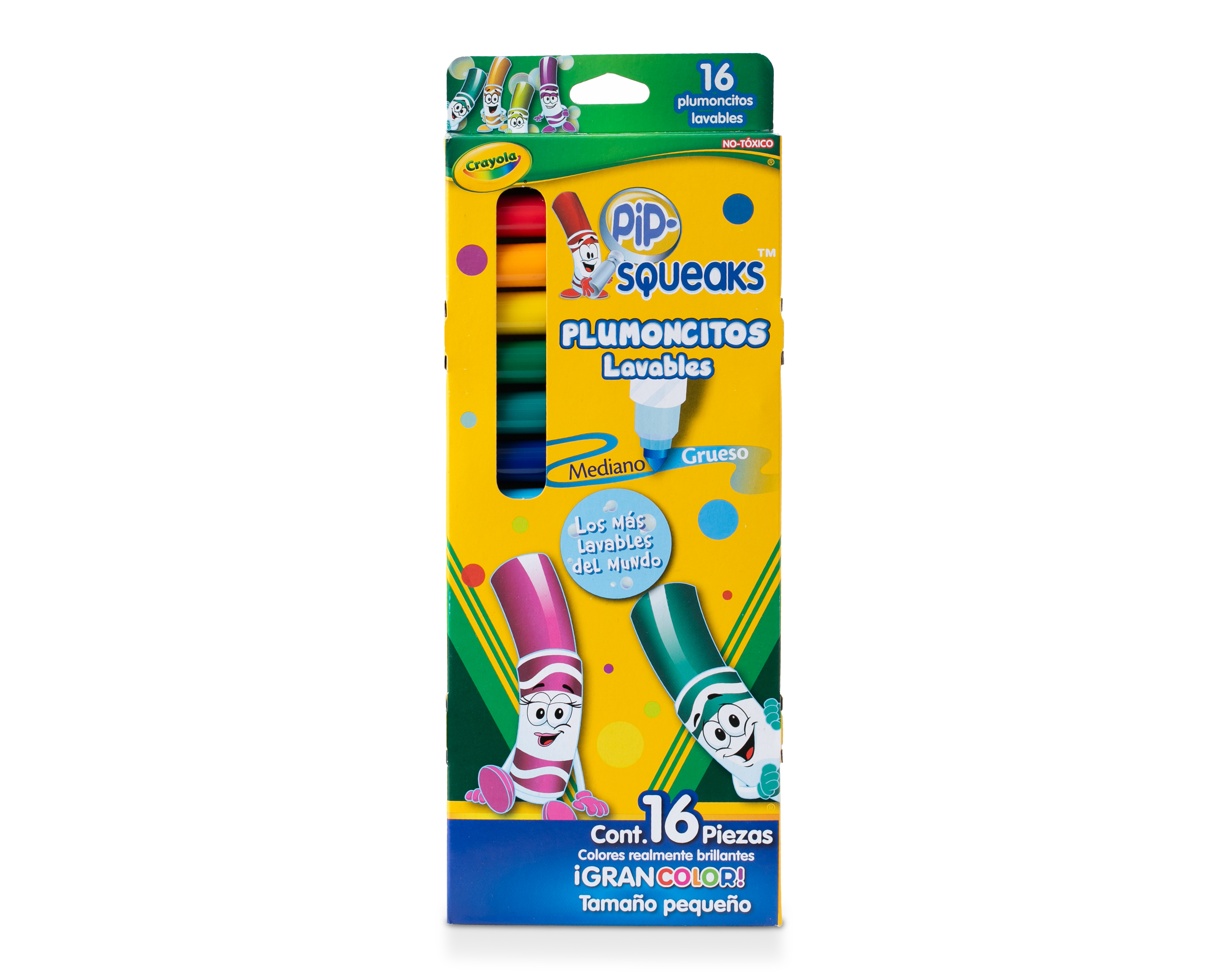 Foto 4 pulgar | Foto 3 | Plumones Crayola Pip-Squeaks Lavables 16 Piezas
