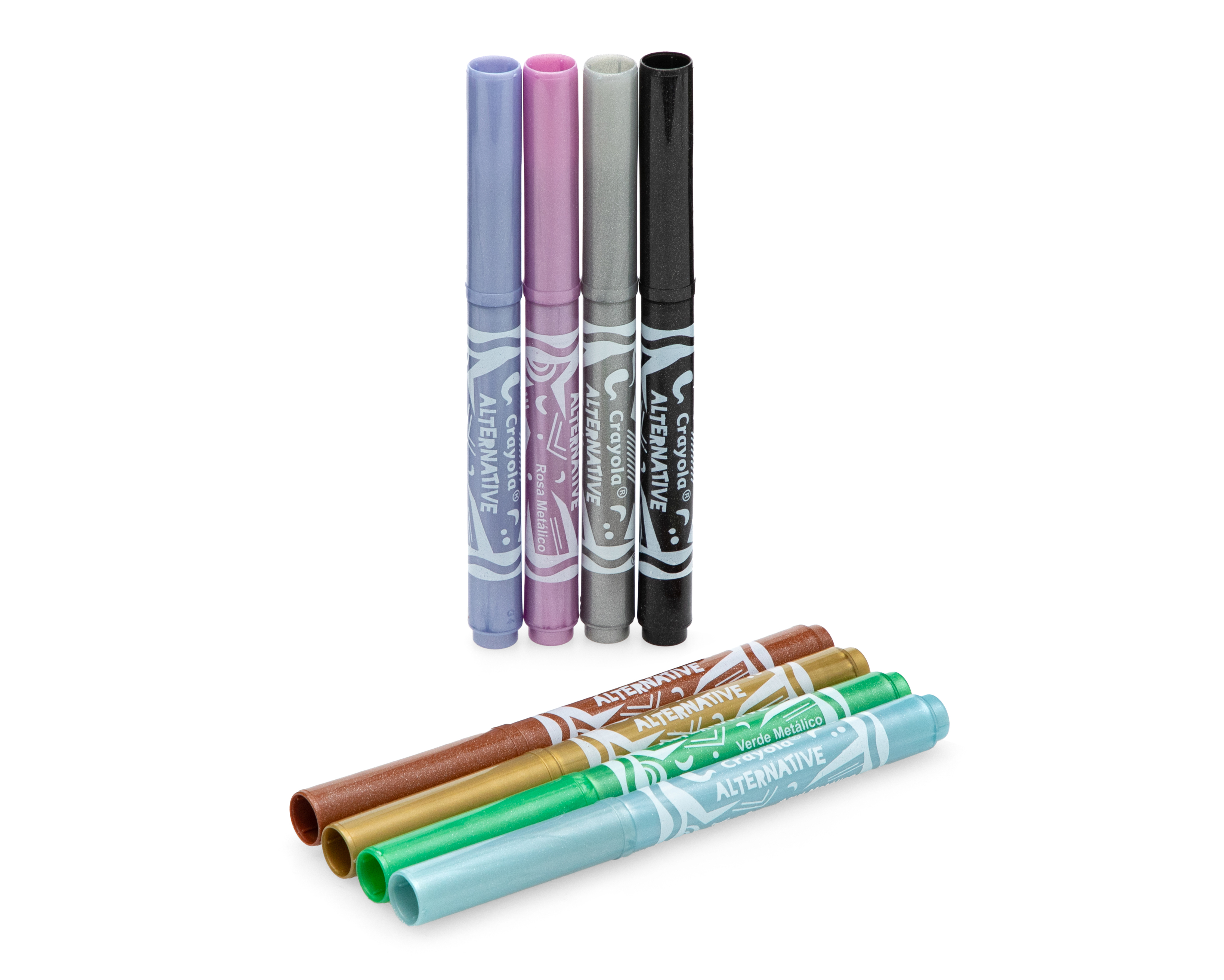 Plumones de Glitter Crayola 8 Piezas